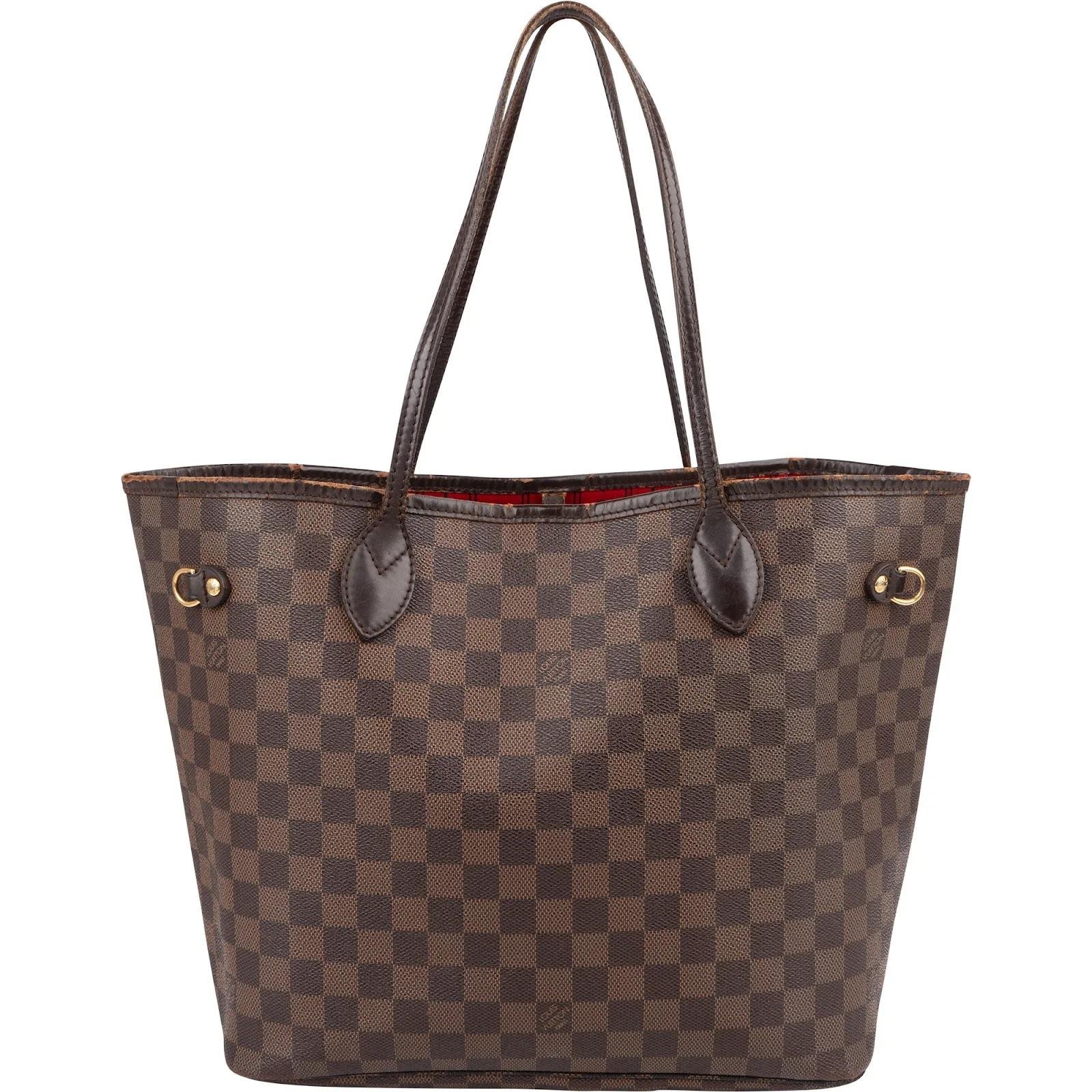 Louis Vuitton Neverfull leather handbag