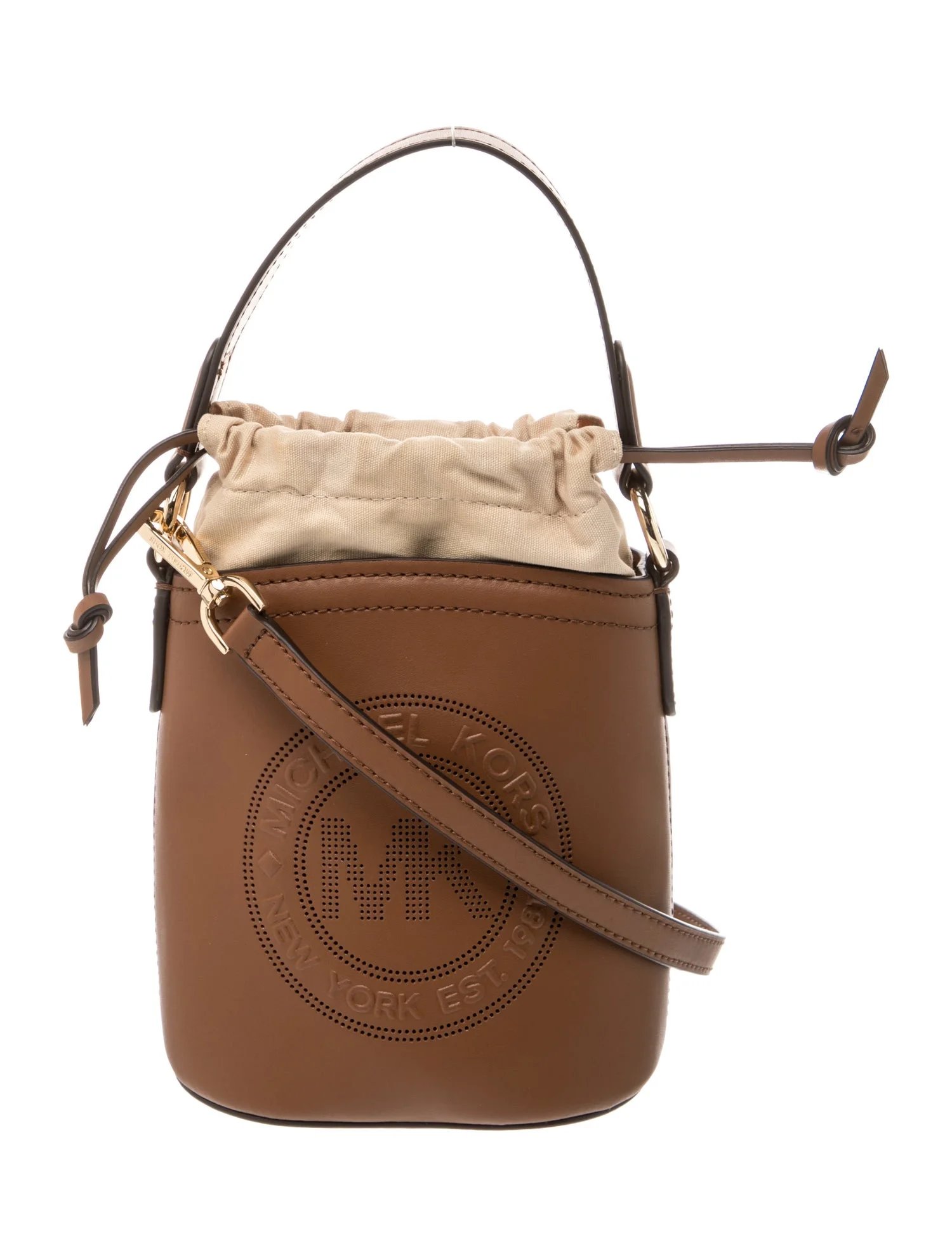 Michael Kors Leather Bucket Bag