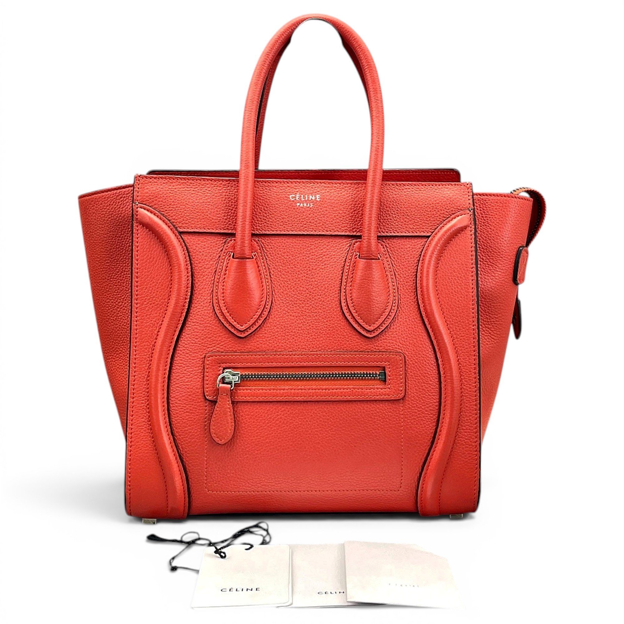 Luggage leather handbag