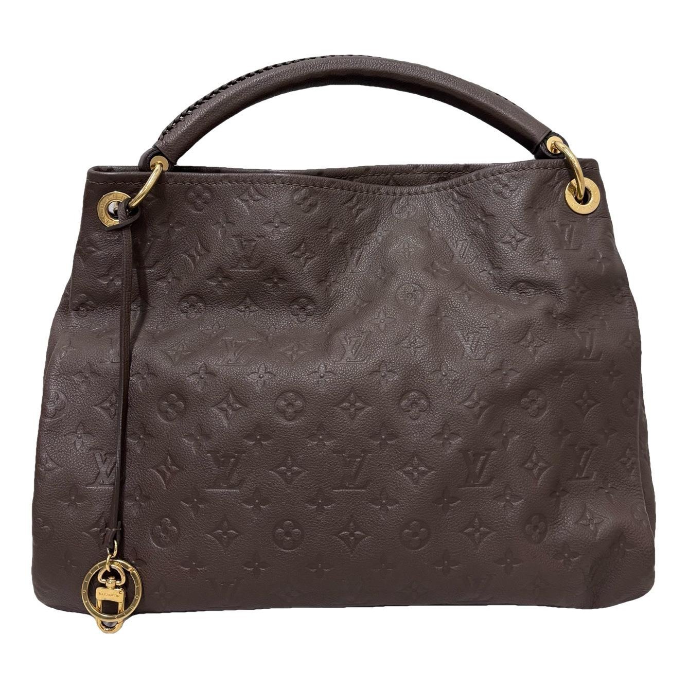 Artsy leather handbag
