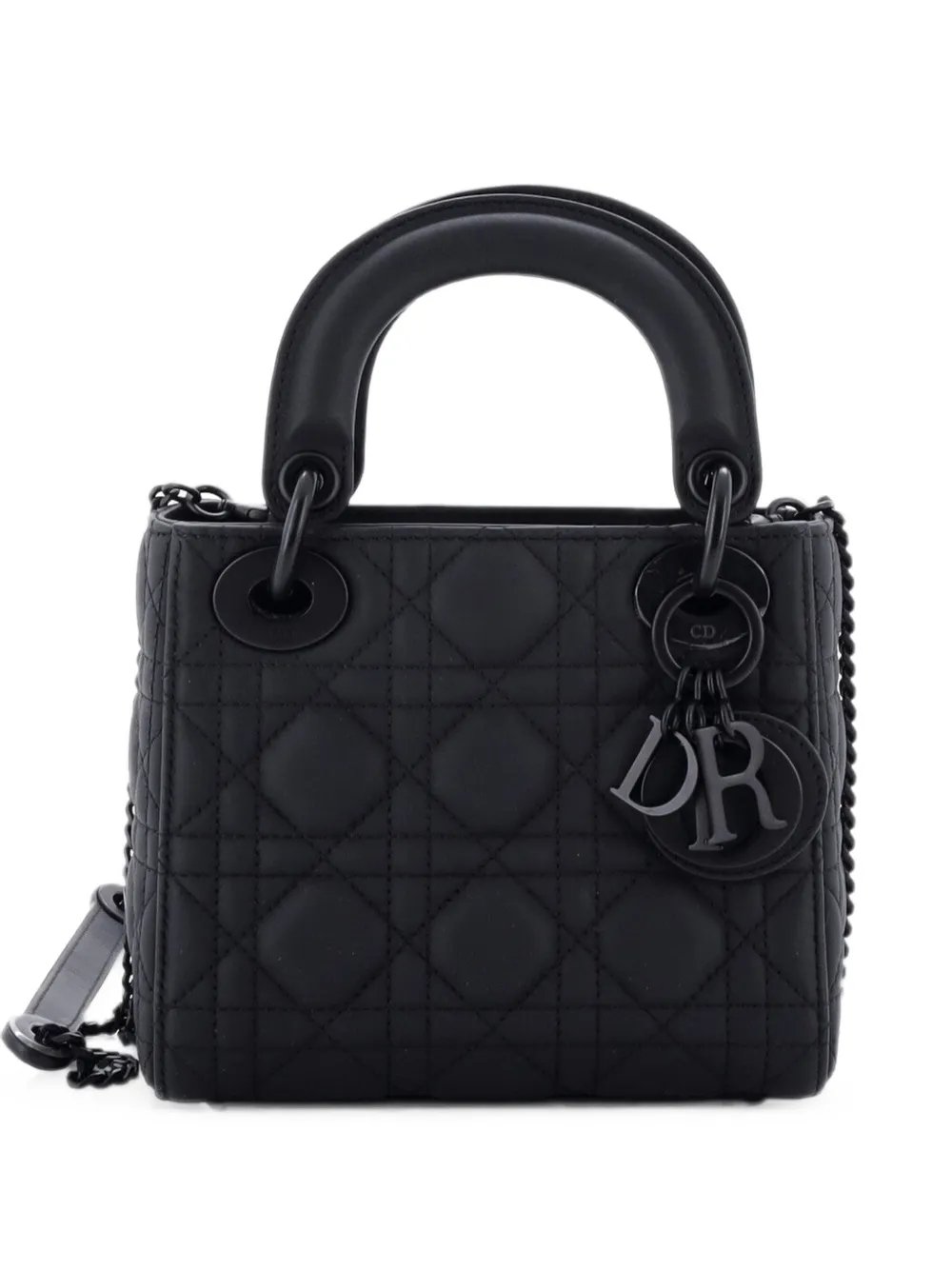 Ultra Matte Lady Dior Chain Bag Cannage Quilt Calfskin Mini shoulder bag