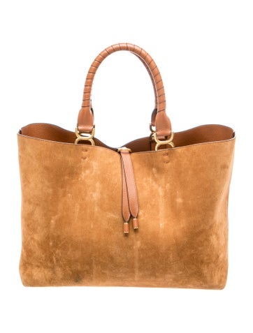 Suede Marcie Tote Large