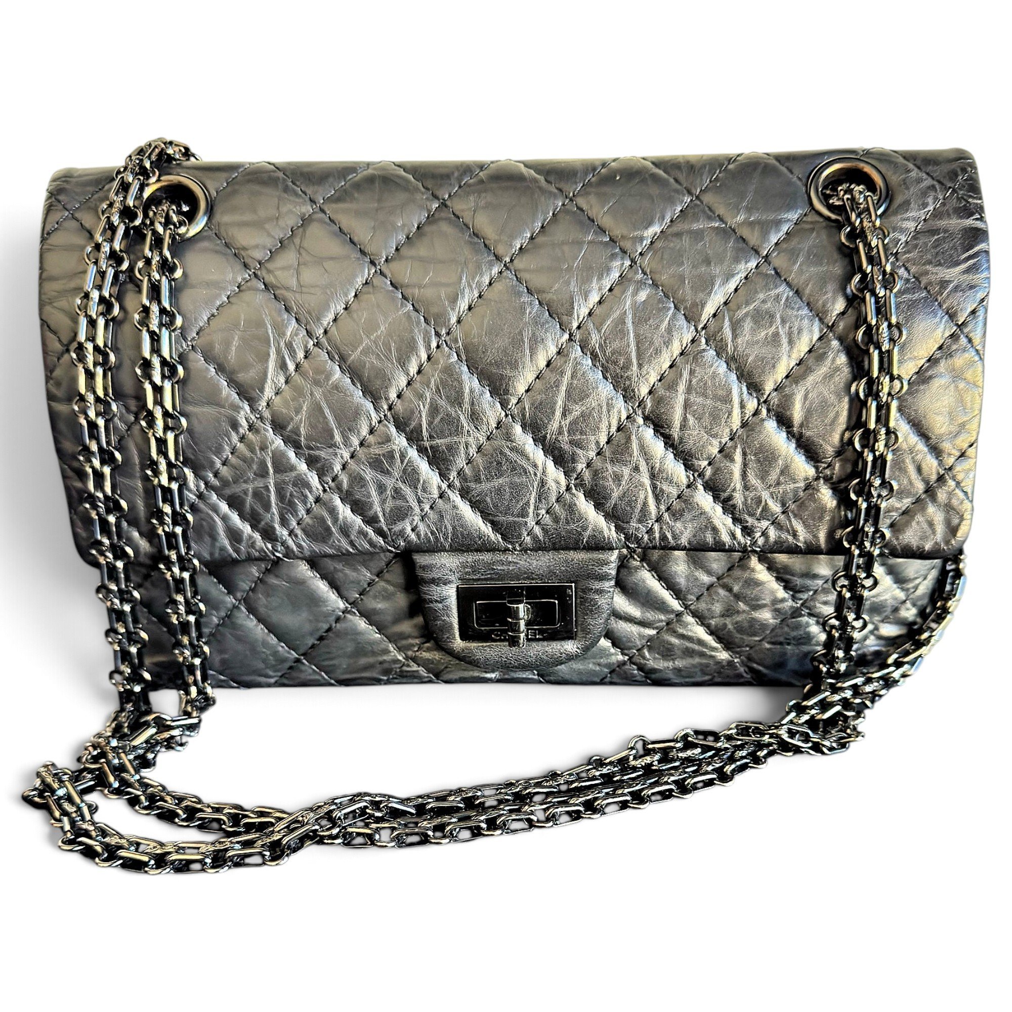 2.55 leather handbag