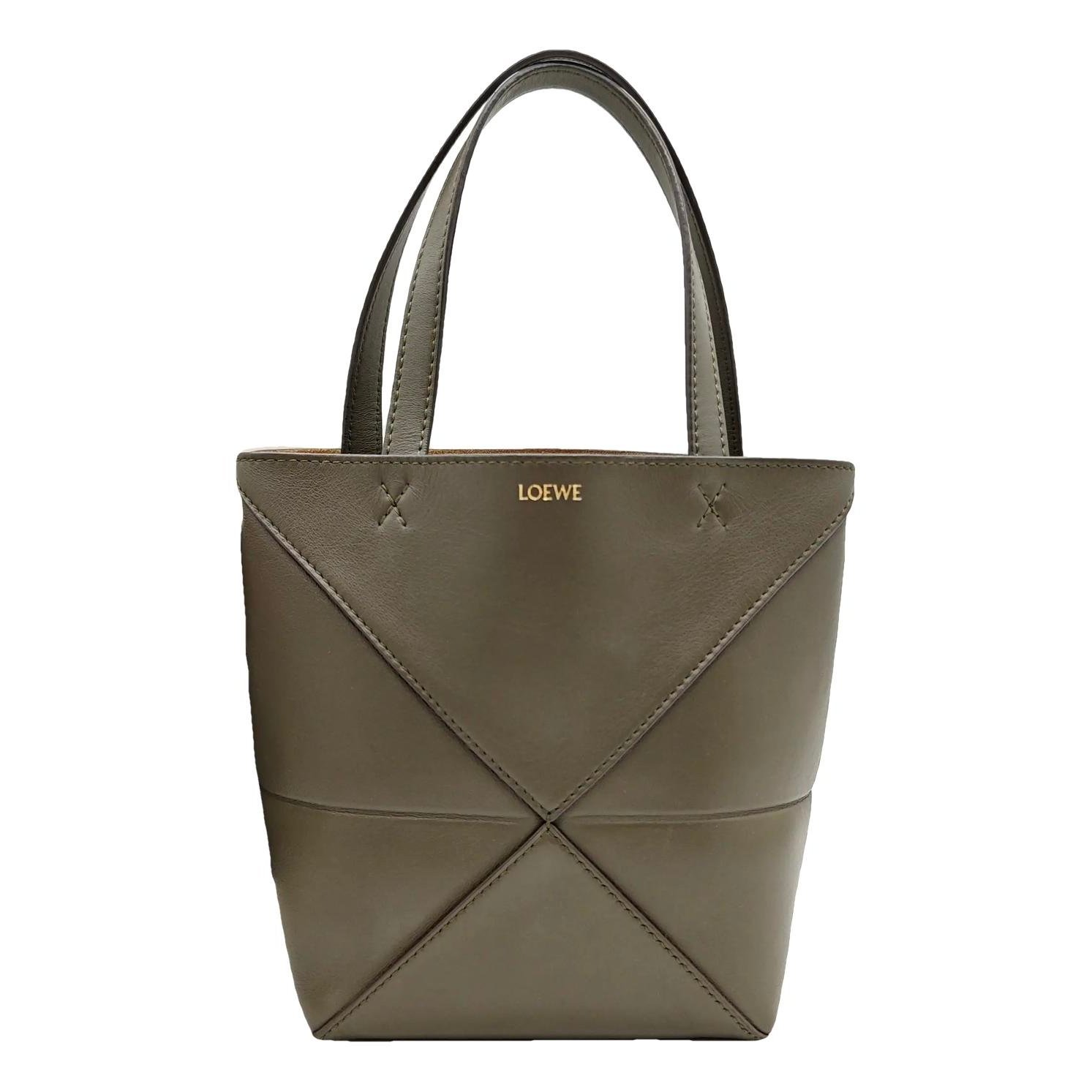 Puzzle Fold leather handbag
