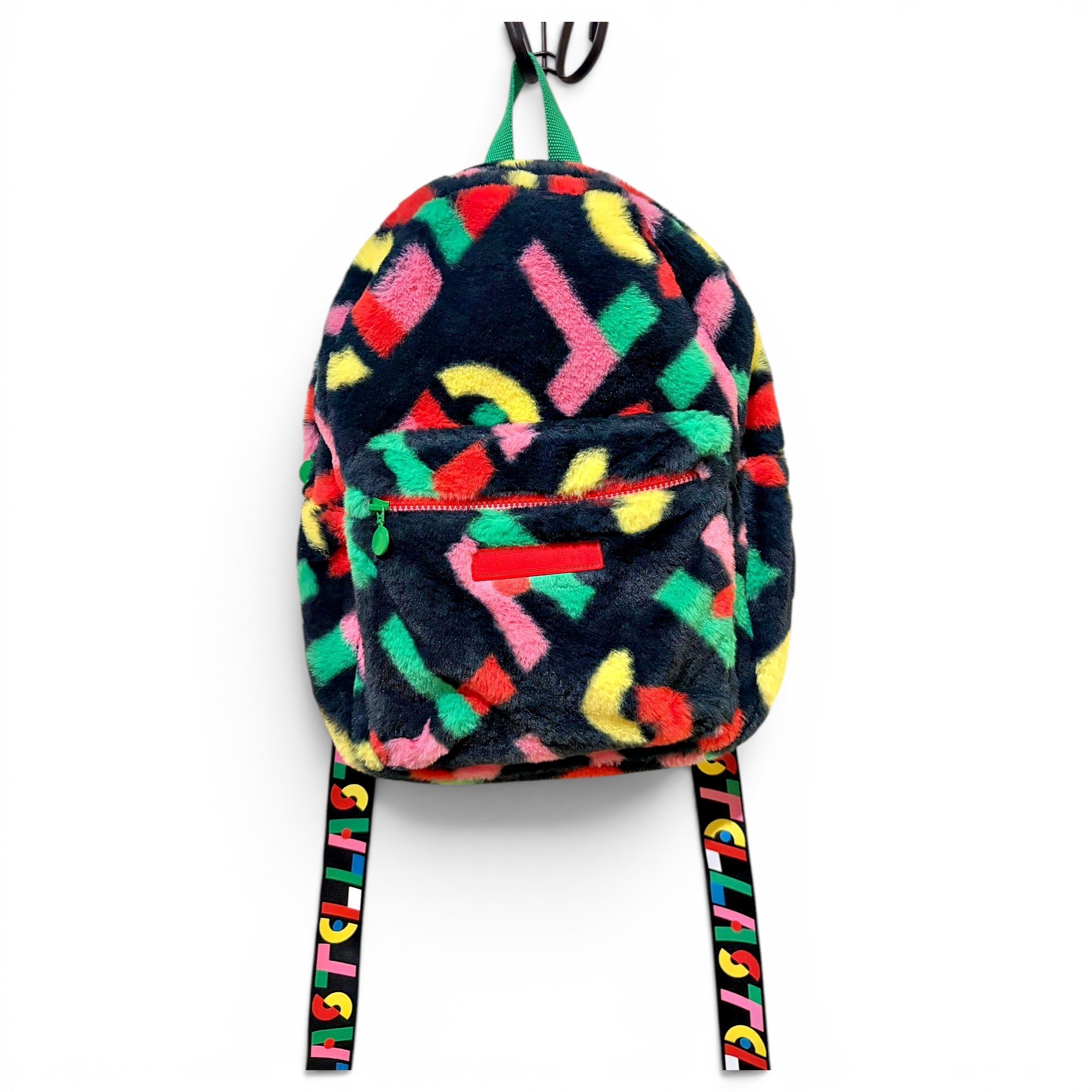 Faux fur backpack