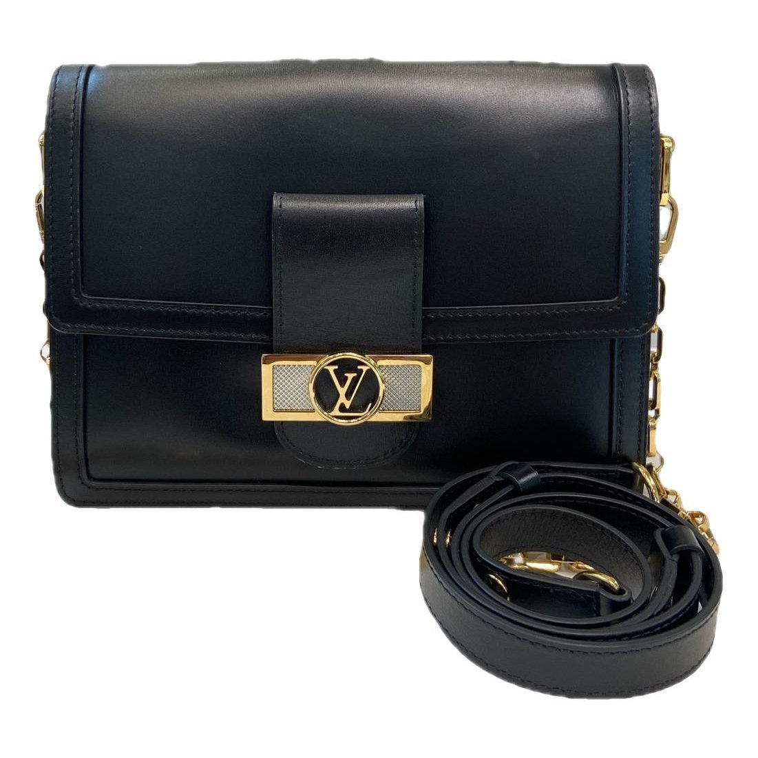 Dauphine leather handbag