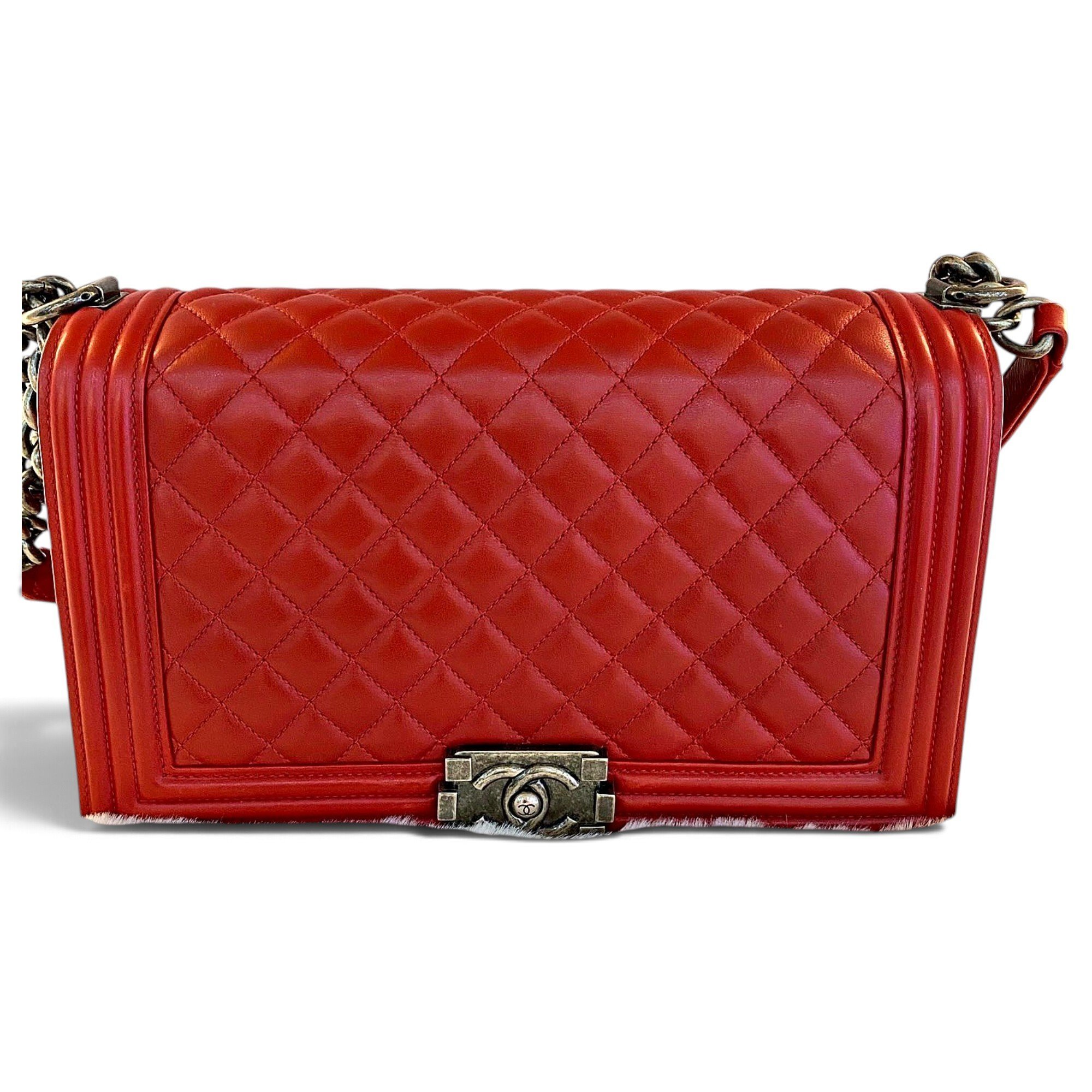 Boy leather crossbody bag