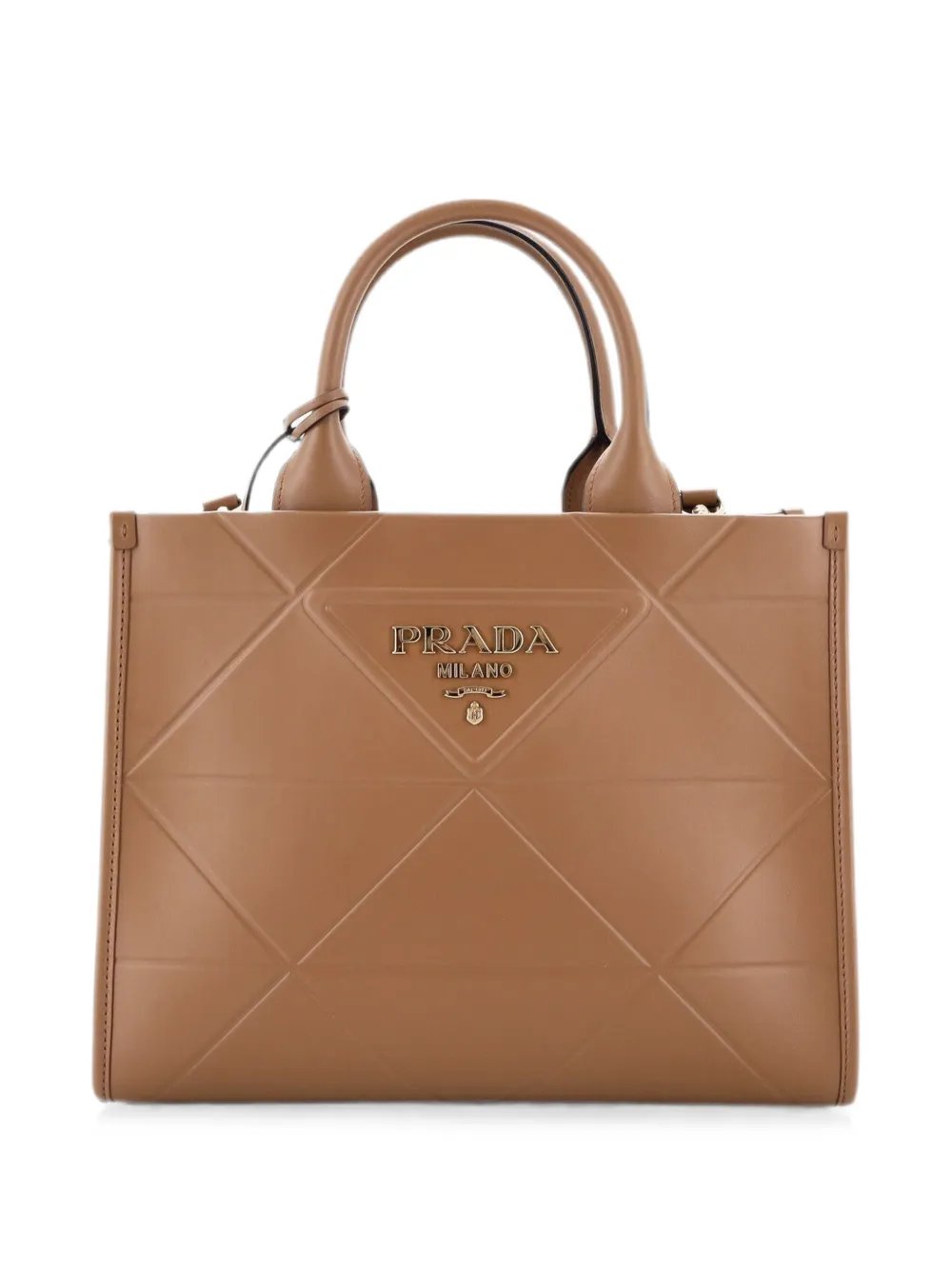 Symbole Shopper Embossed Leather Small tote bag