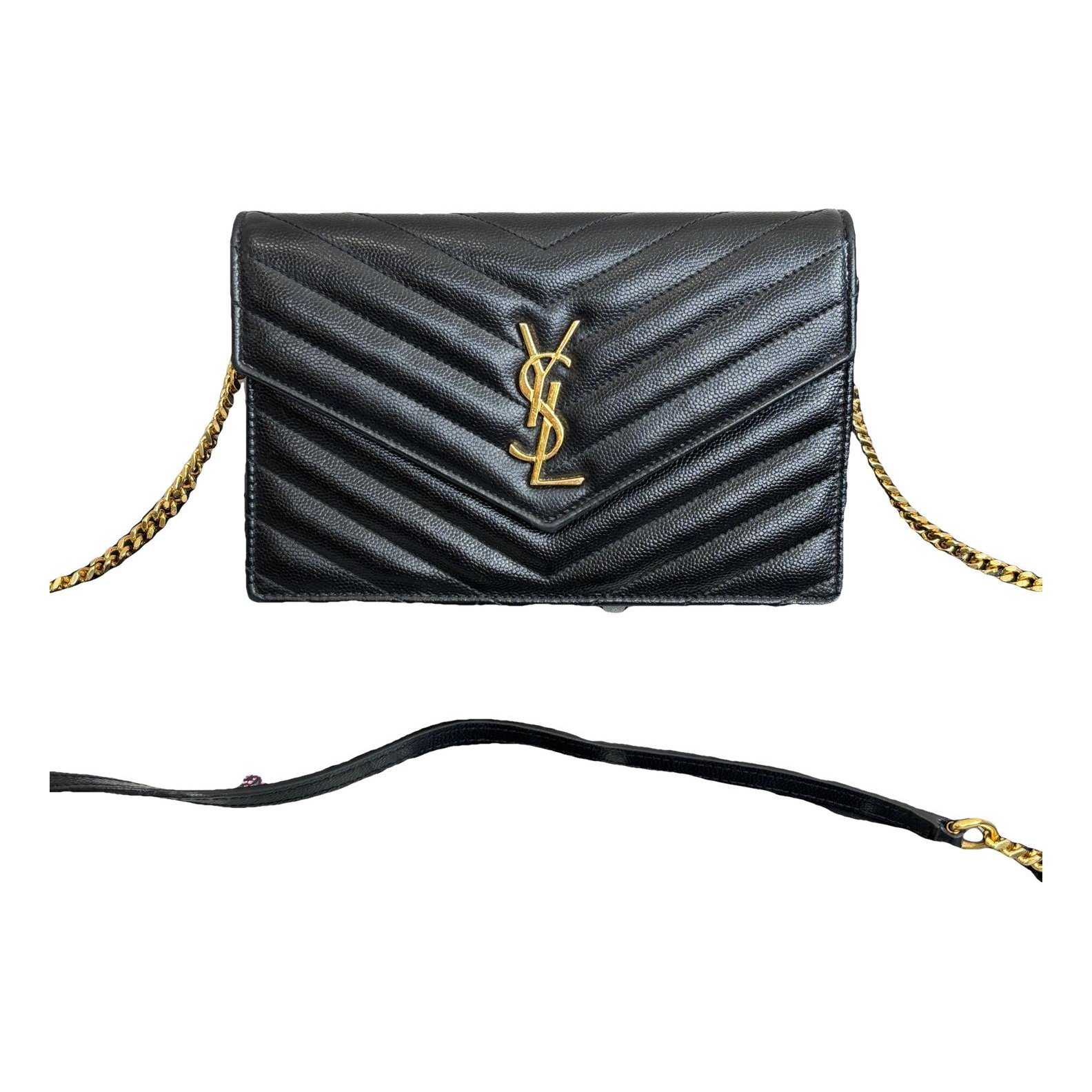 Portefeuille enveloppe leather crossbody bag