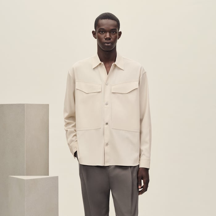 Ficelle Boxy Fit Overshirt
