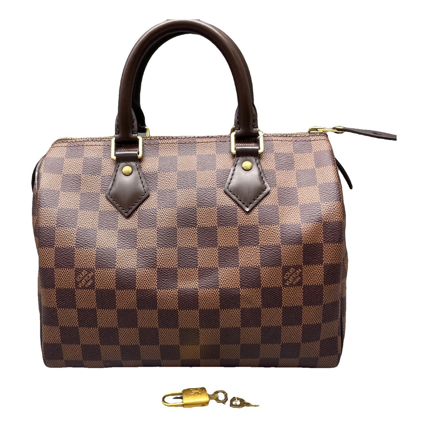 Speedy leather handbag
