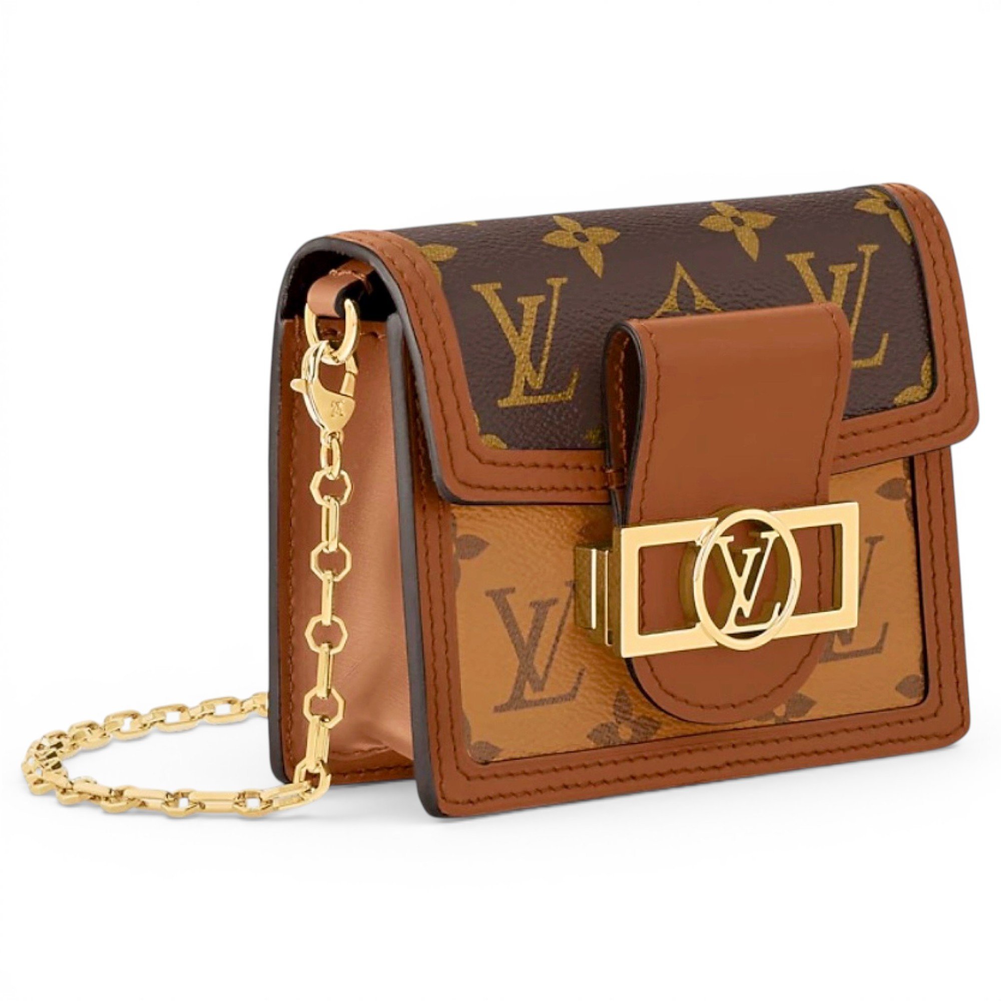 Dauphine leather mini bag