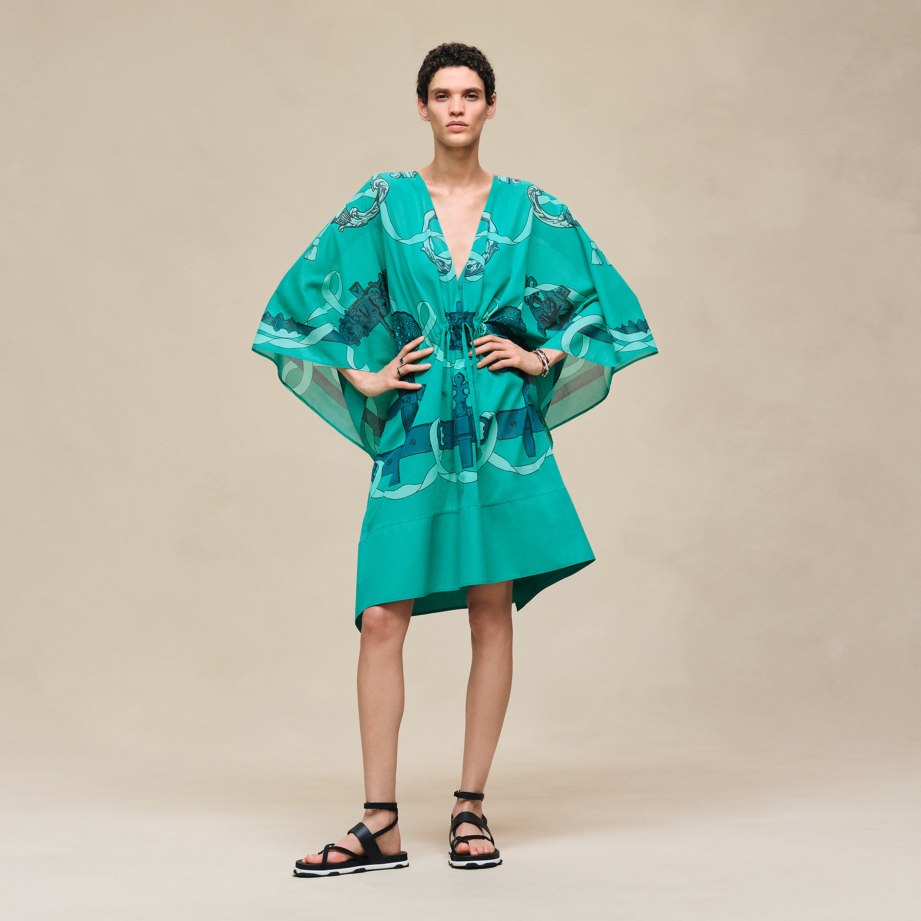 "Ferronnerie Remix" beach caftan