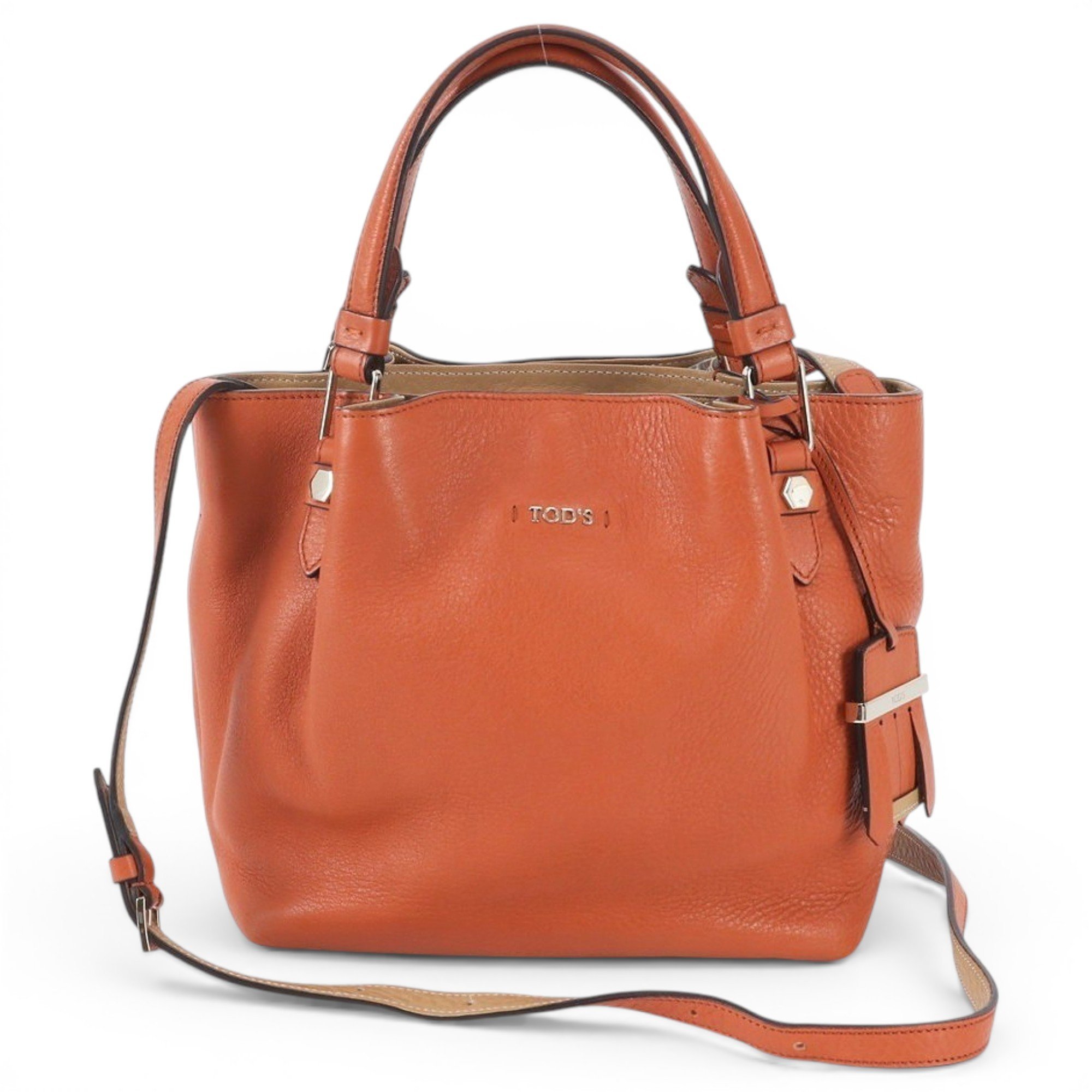 Leather handbag