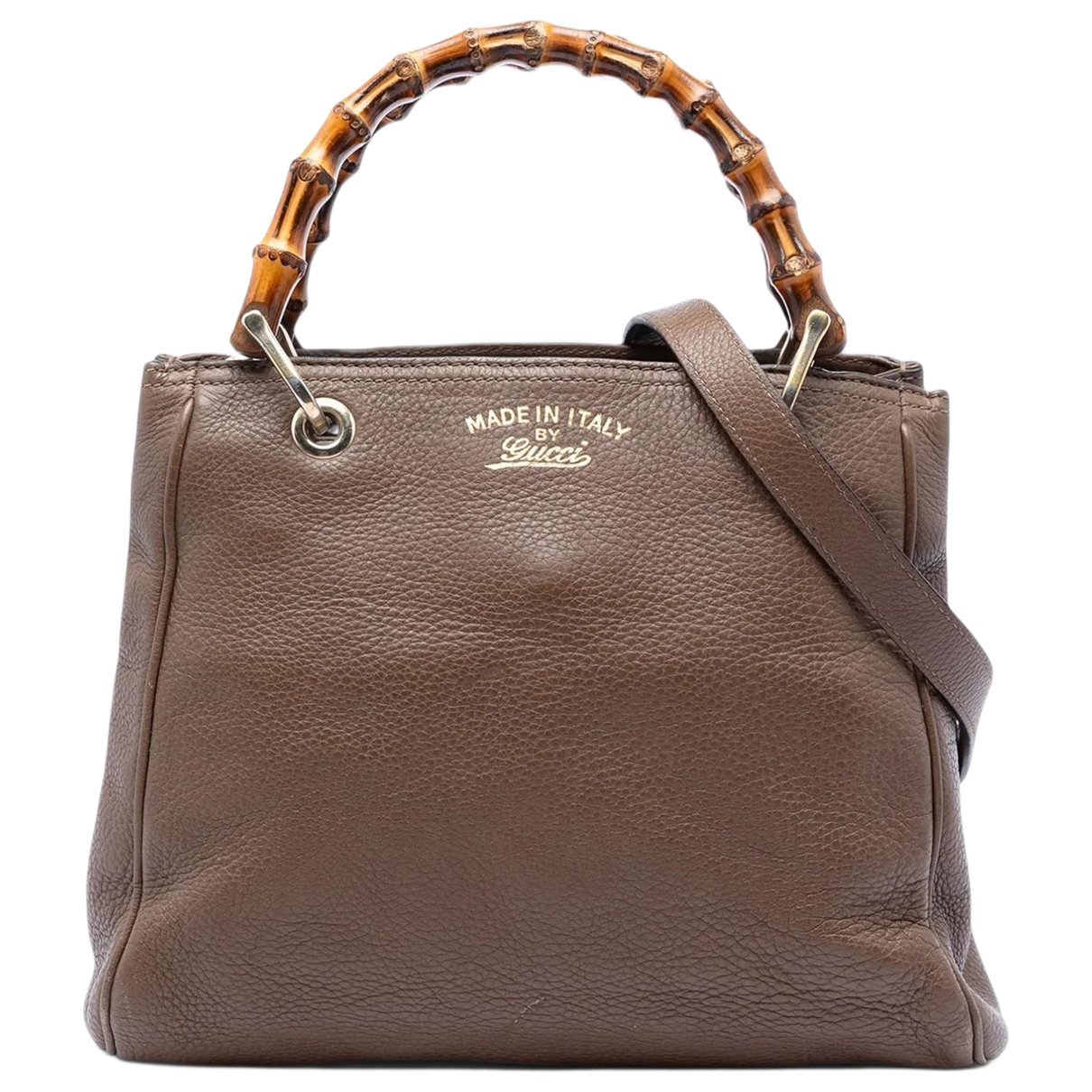 Bamboo leather satchel