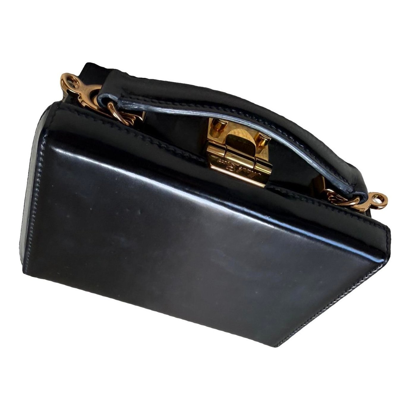 Grace patent leather handbag