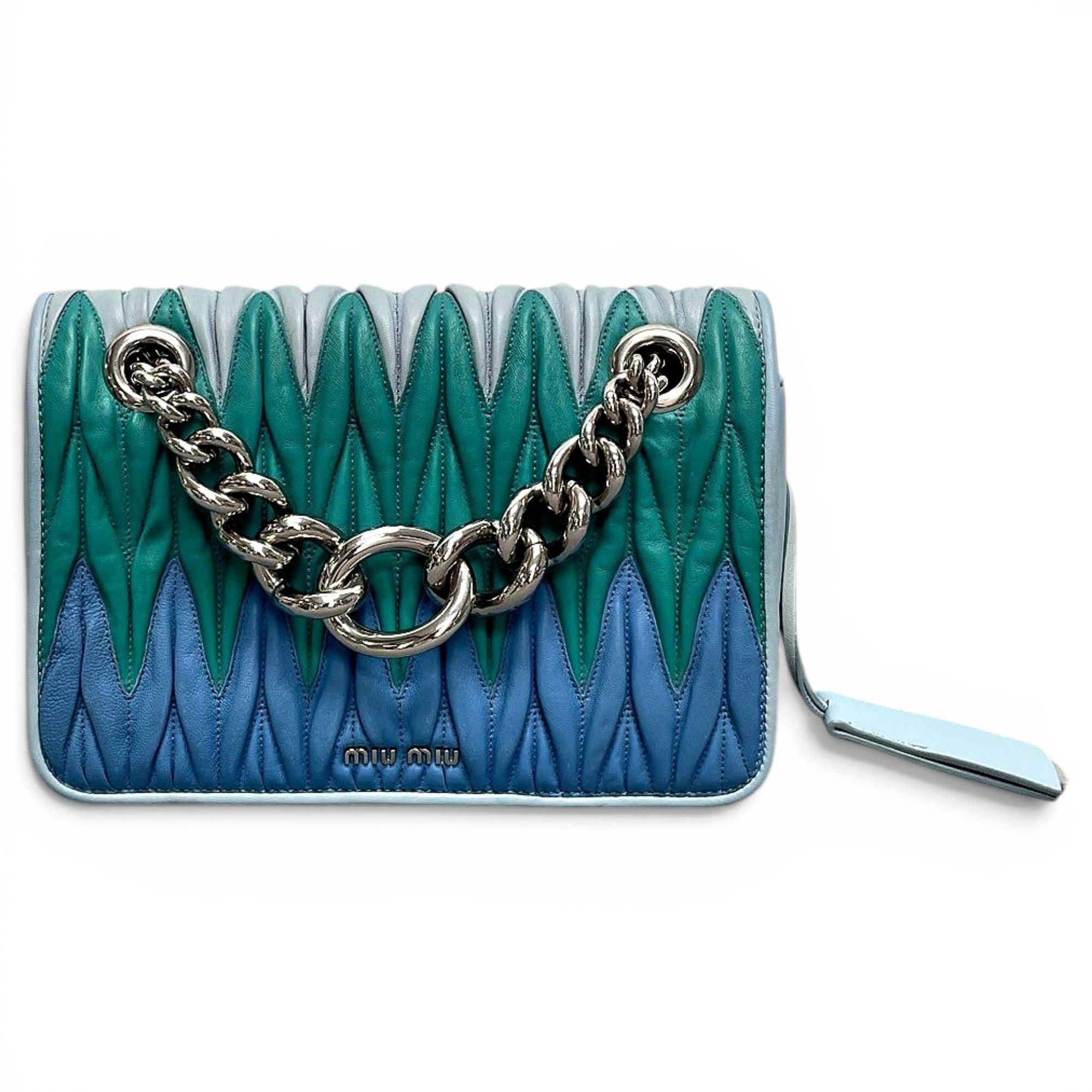 Miu Club leather handbag