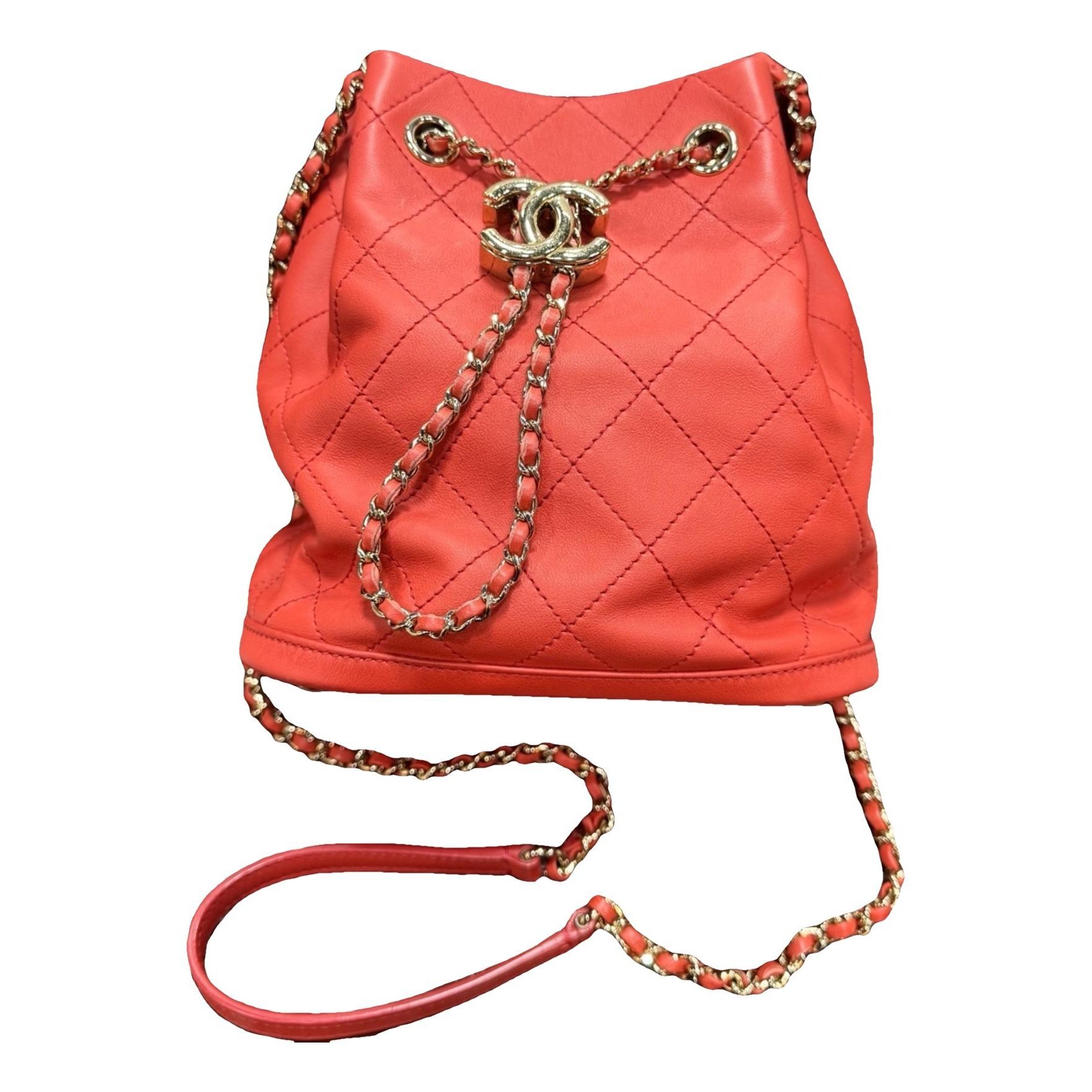Trendy CC Vanity leather handbag