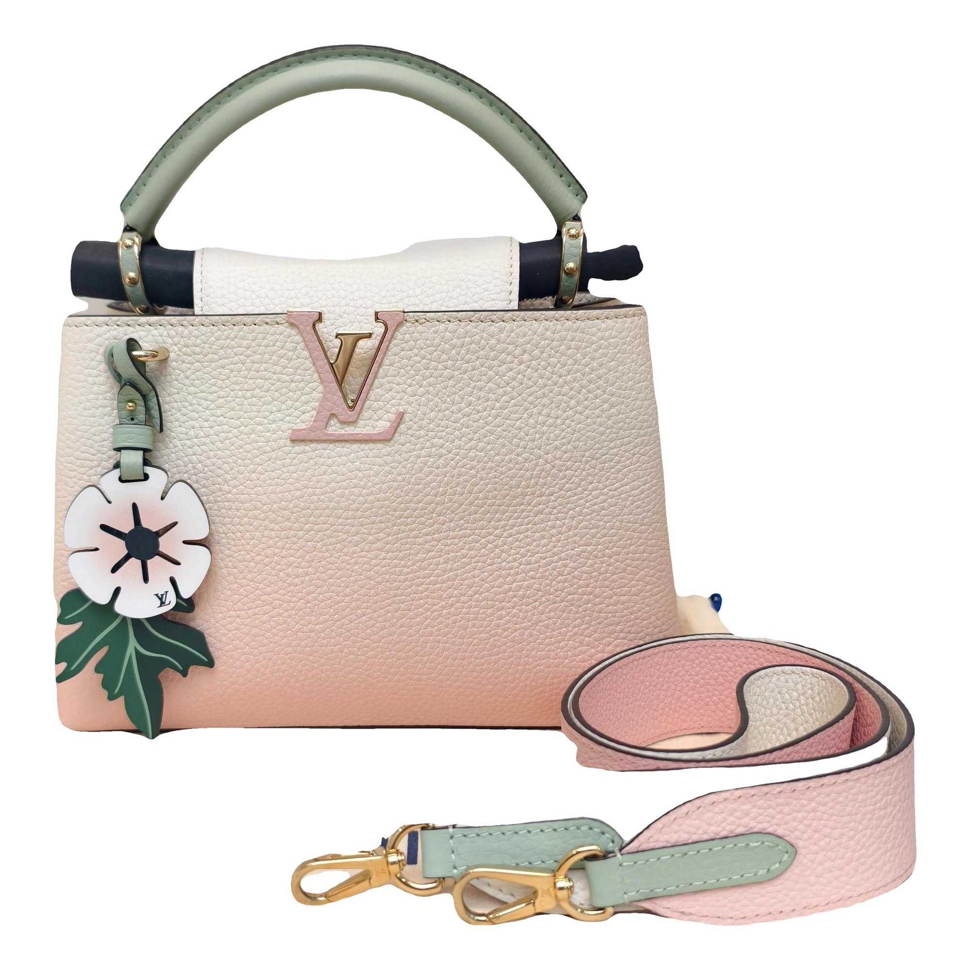 Capucines leather handbag