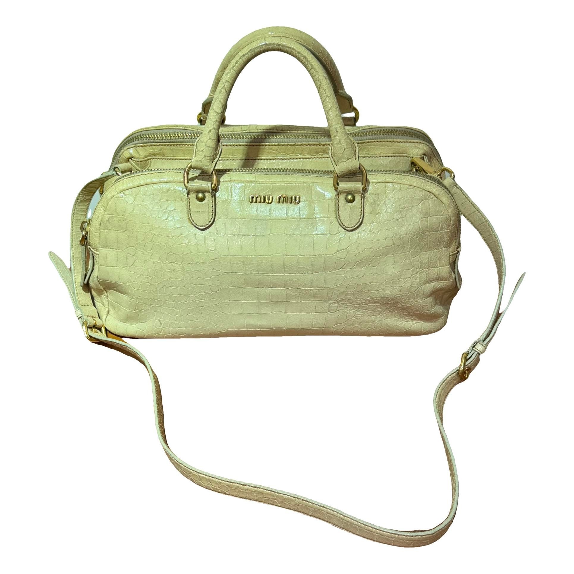 Leather handbag