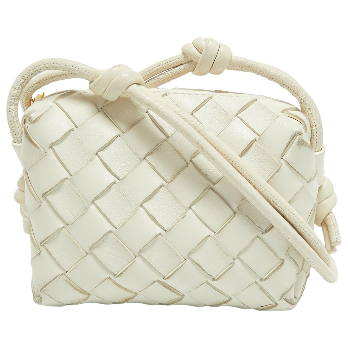Loop leather handbag