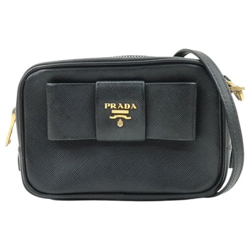 Bowling leather crossbody bag