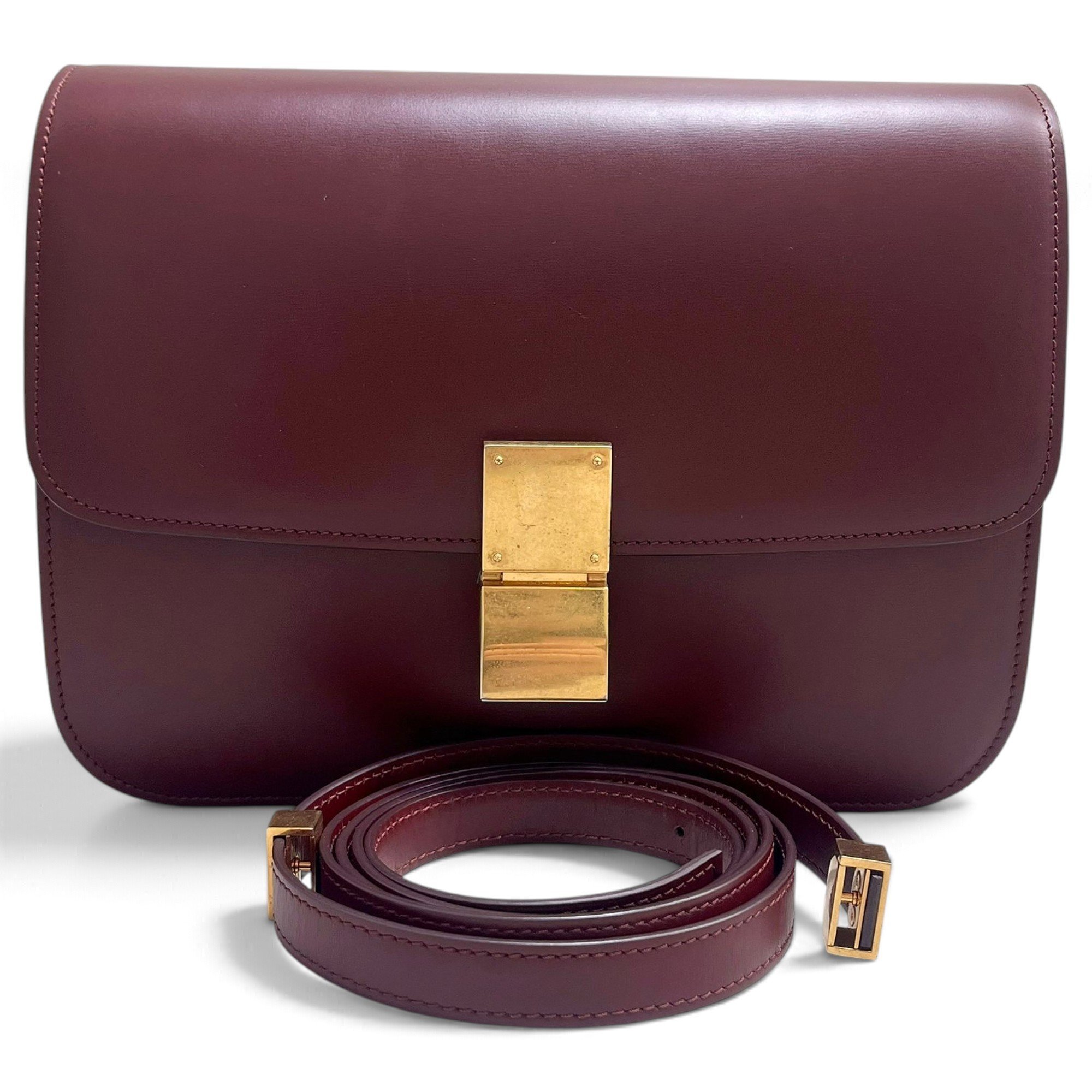 Classic leather handbag