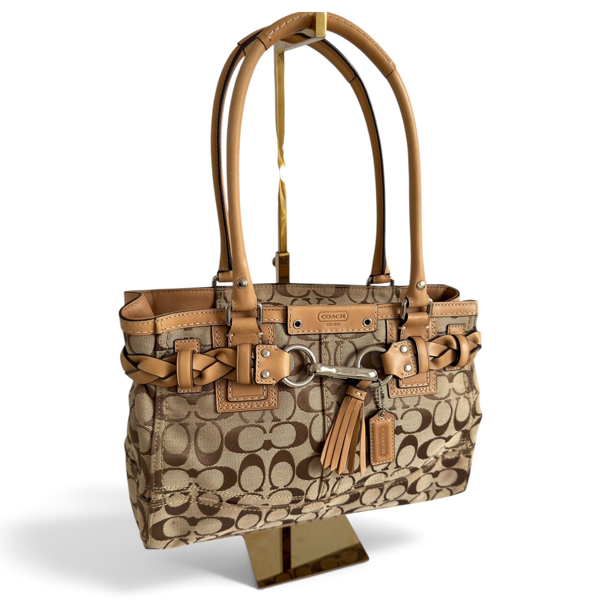Signature Sufflette cloth handbag