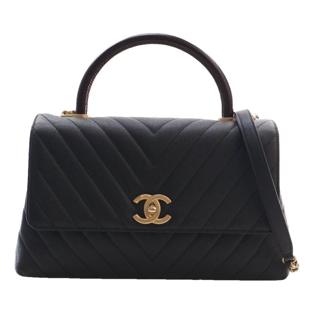 Coco Handle leather tote