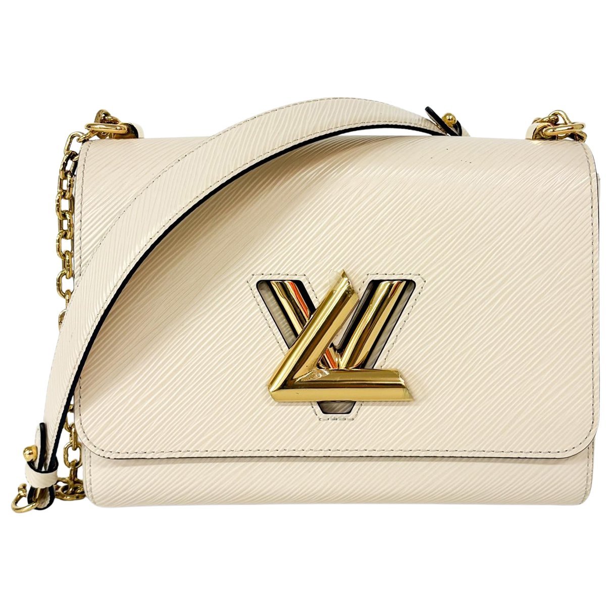 Twist leather handbag