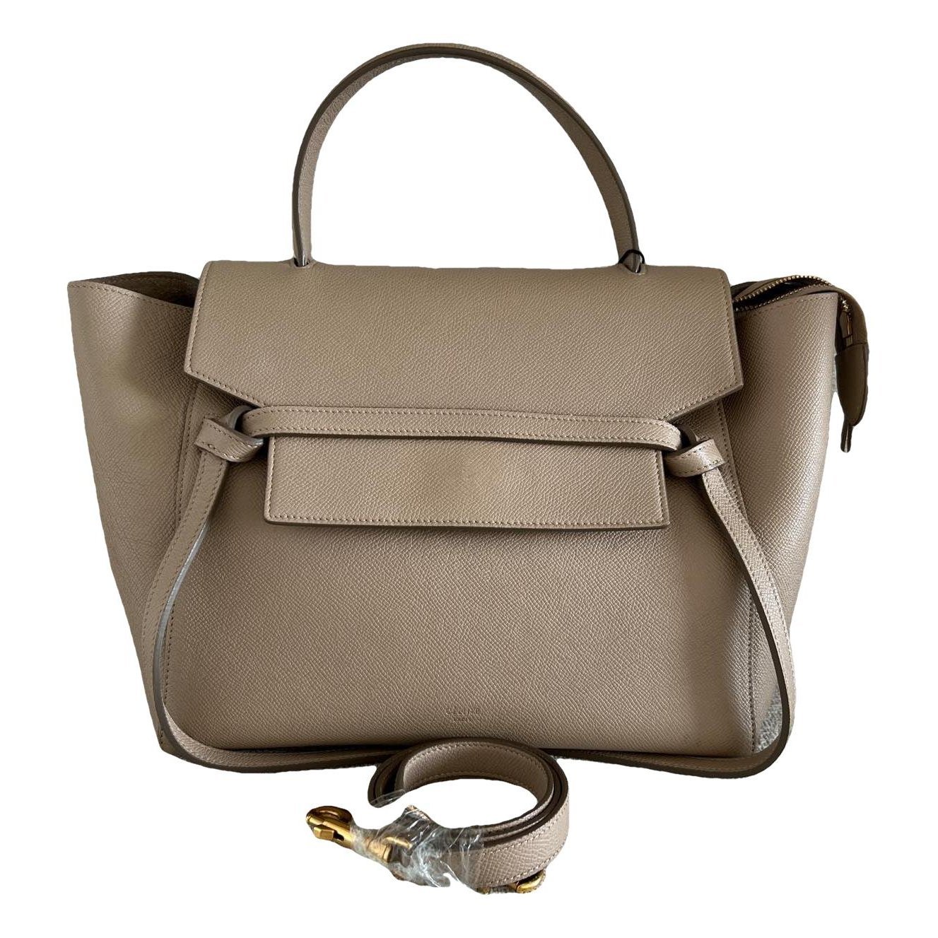Belt leather handbag