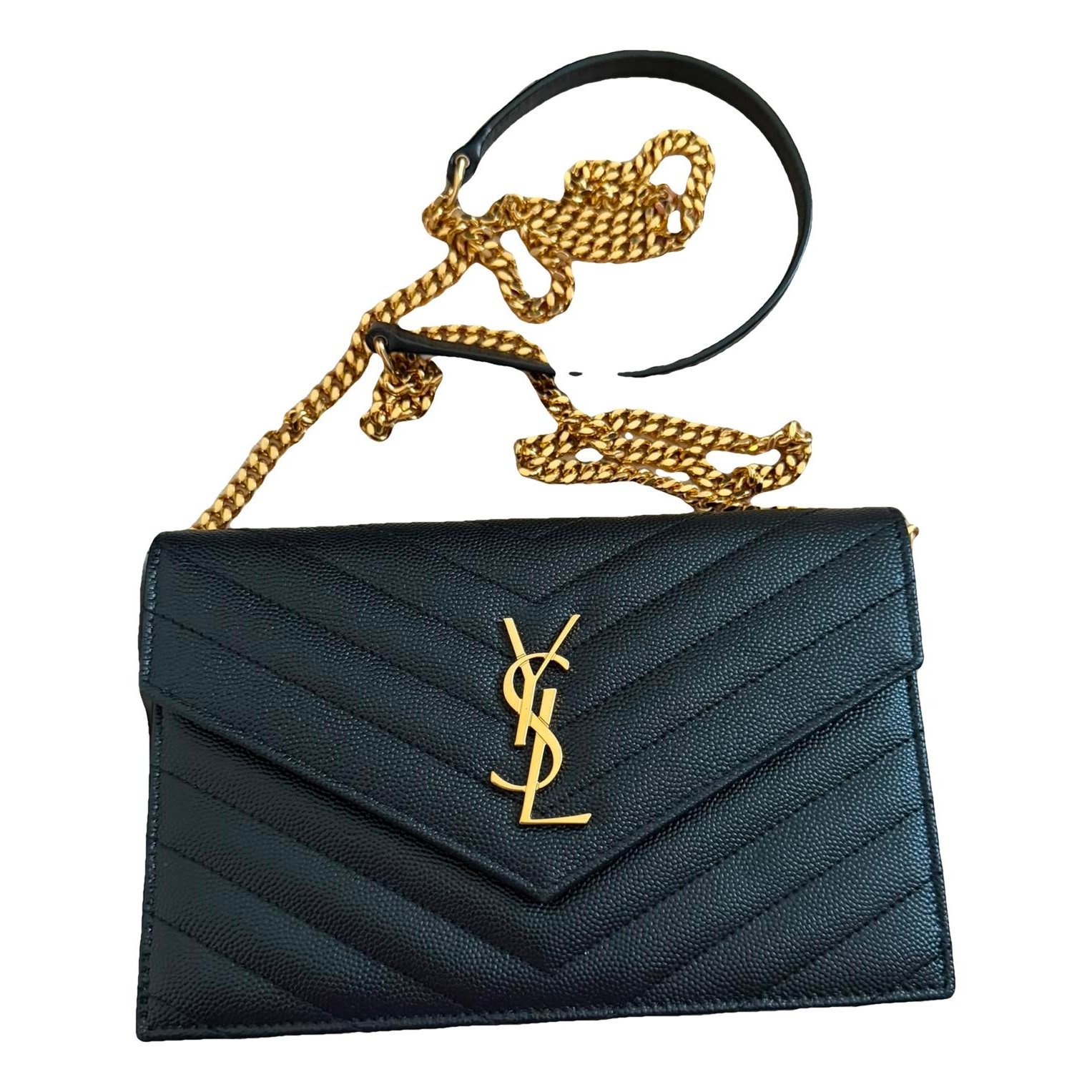 Cassandre leather clutch bag