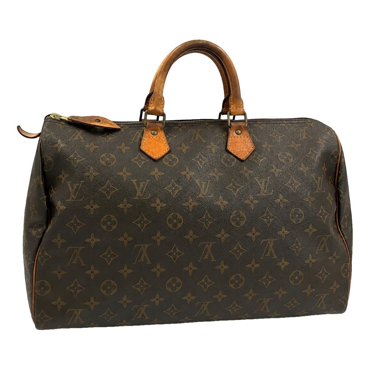 Speedy leather handbag
