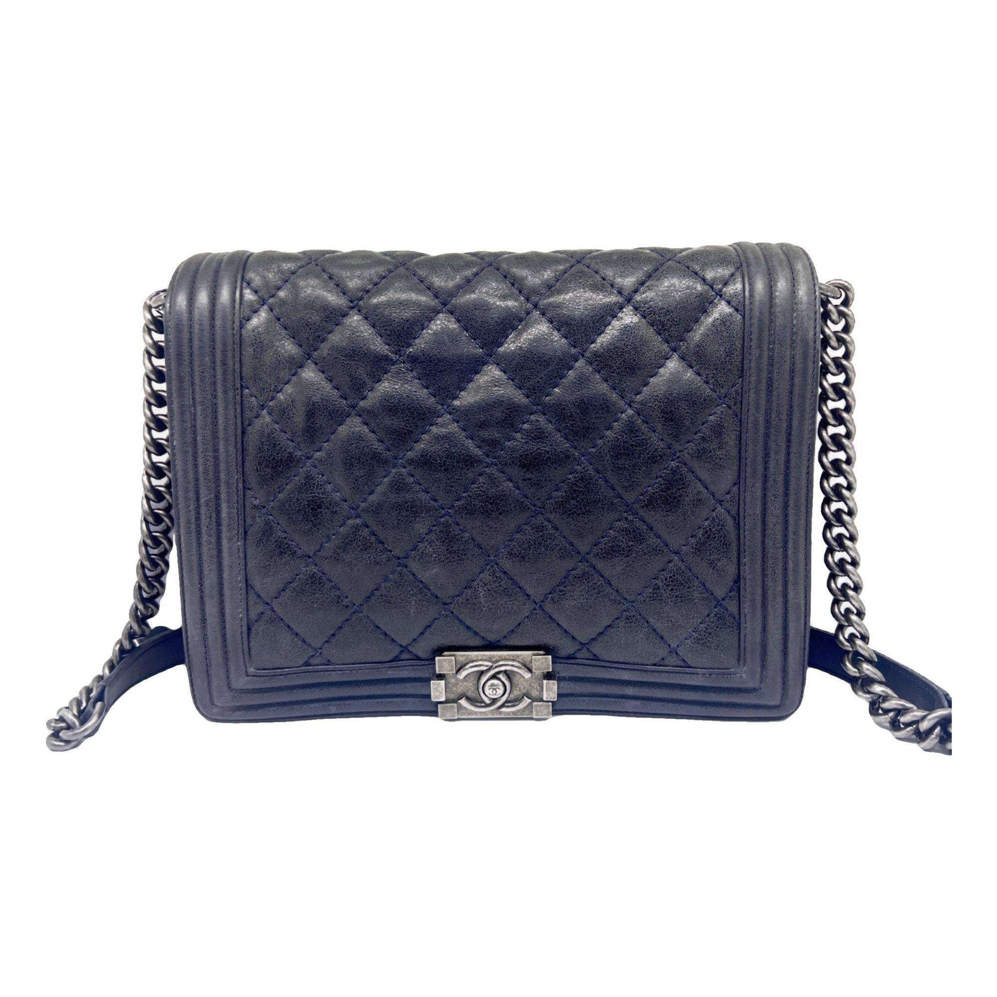 Boy leather crossbody bag