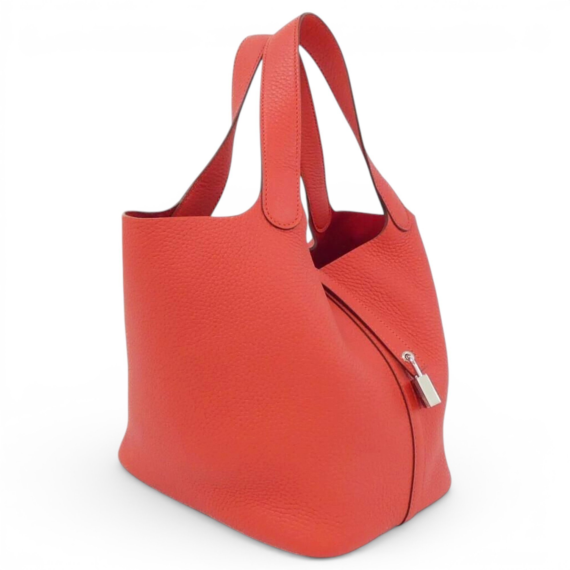 Picotin leather handbag