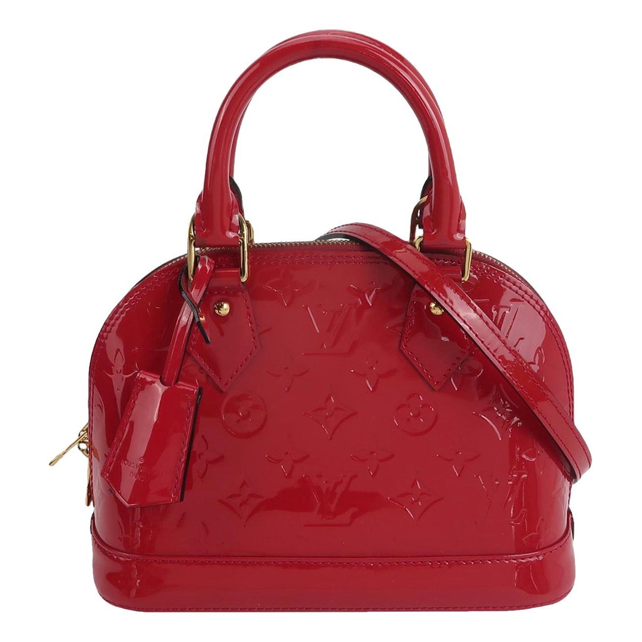 Alma BB patent leather handbag