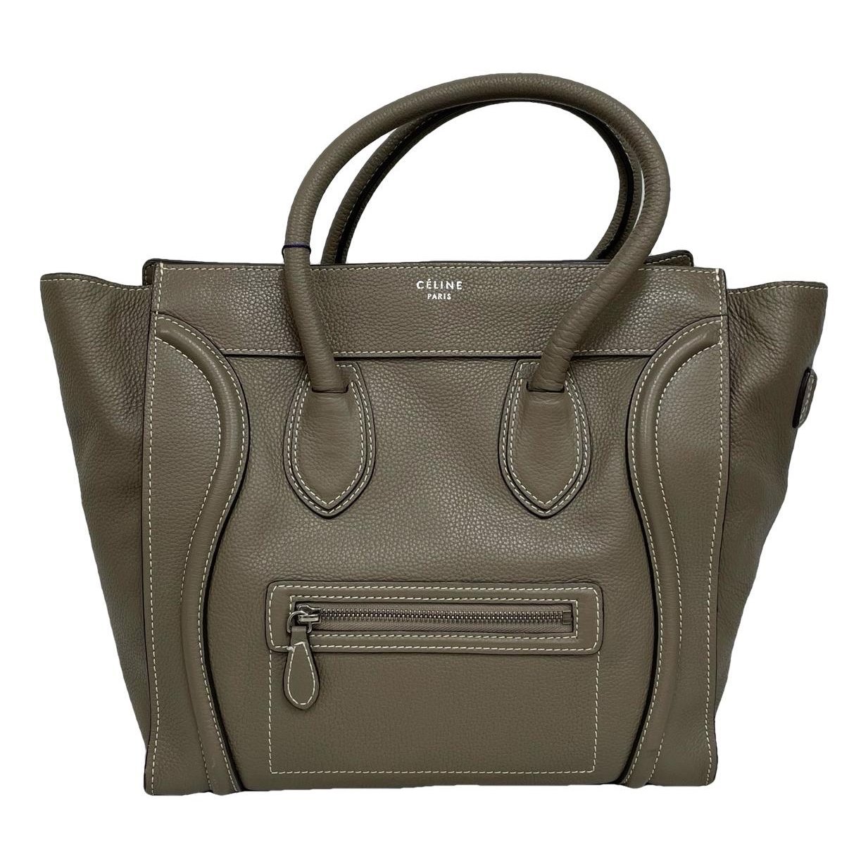 Luggage leather handbag
