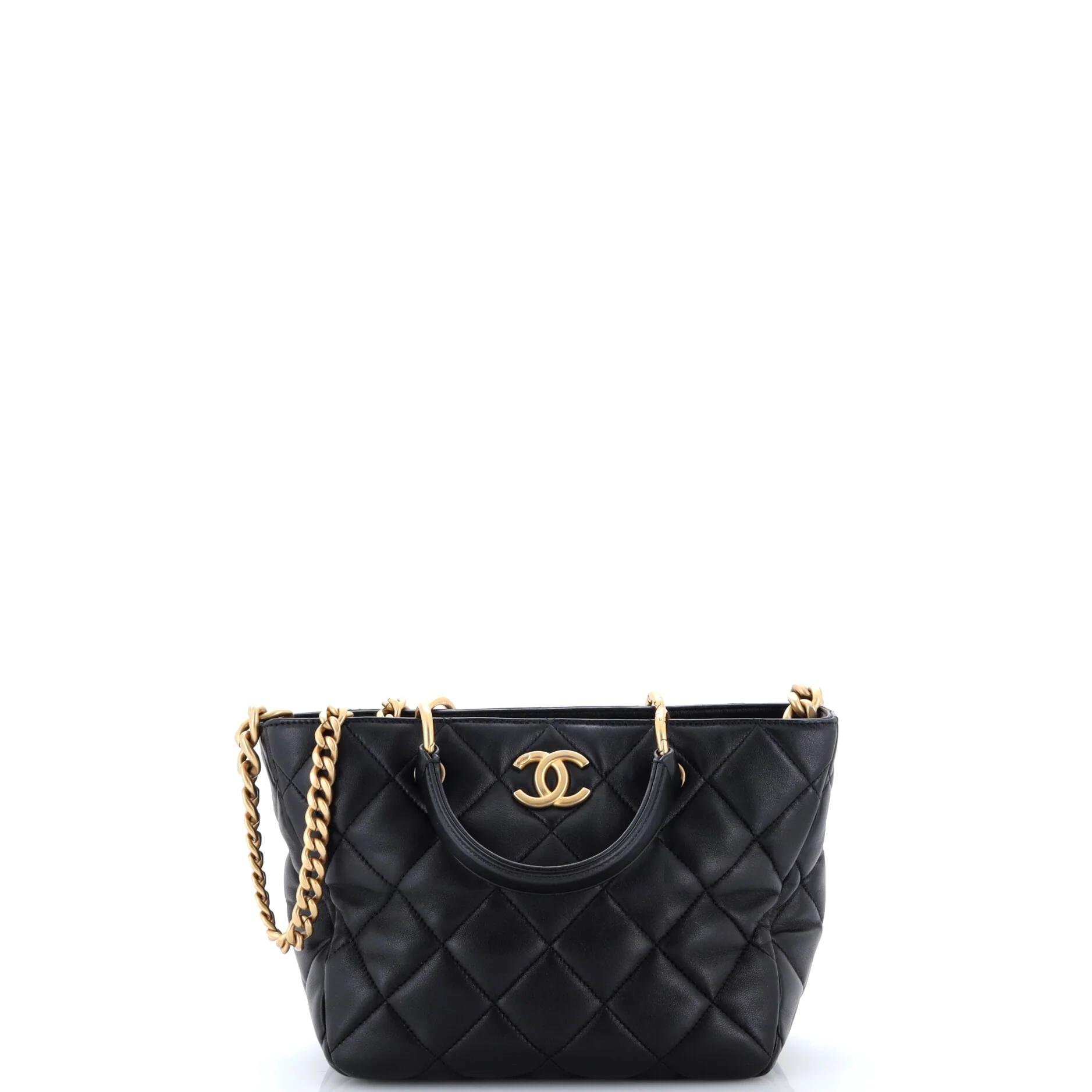 Classic CC Shopping leather tote