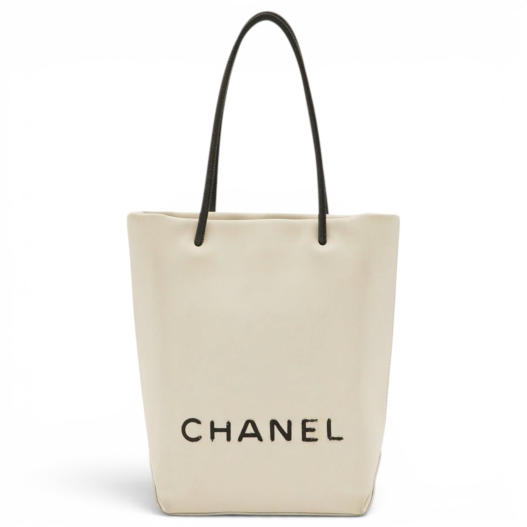 Leather tote