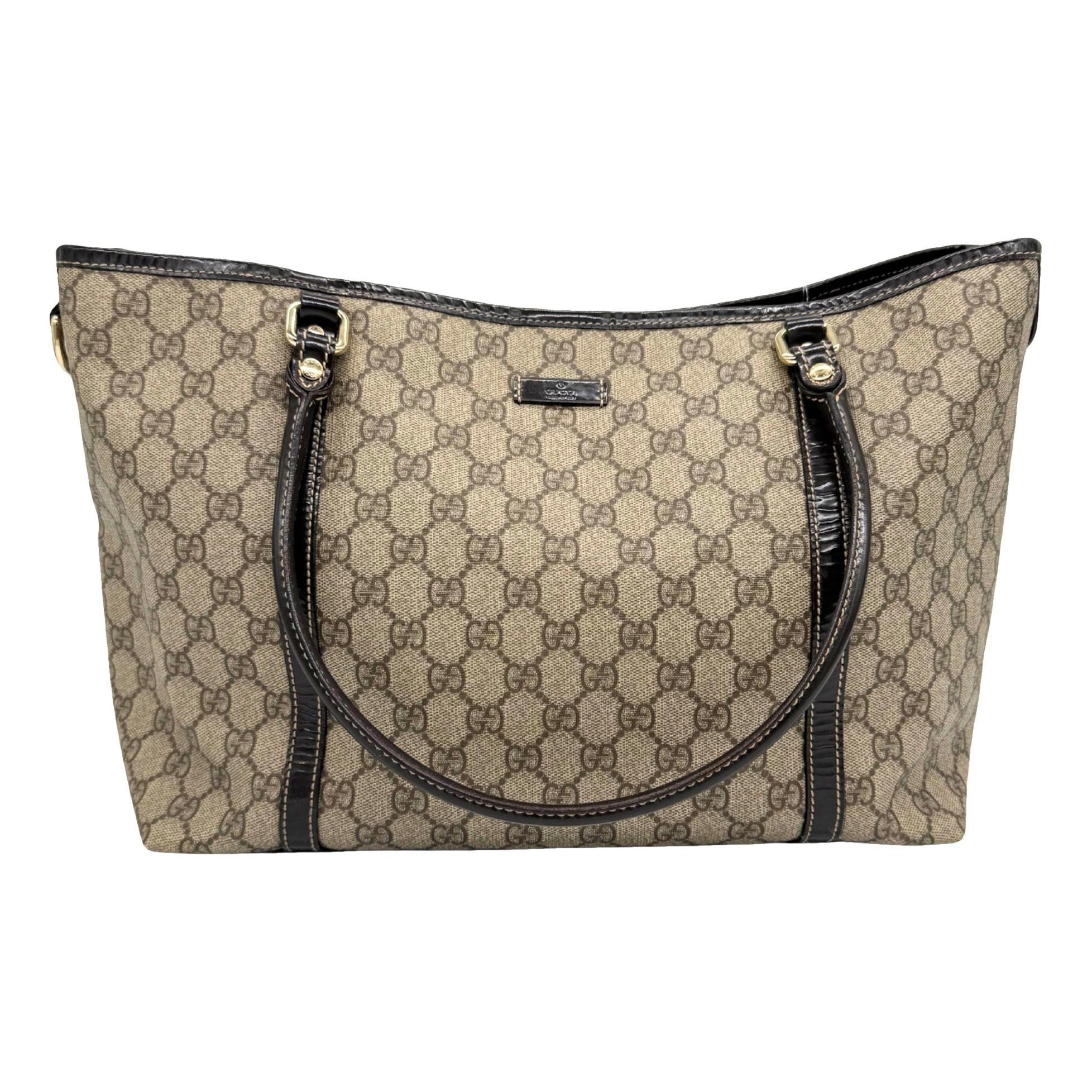 Leather tote