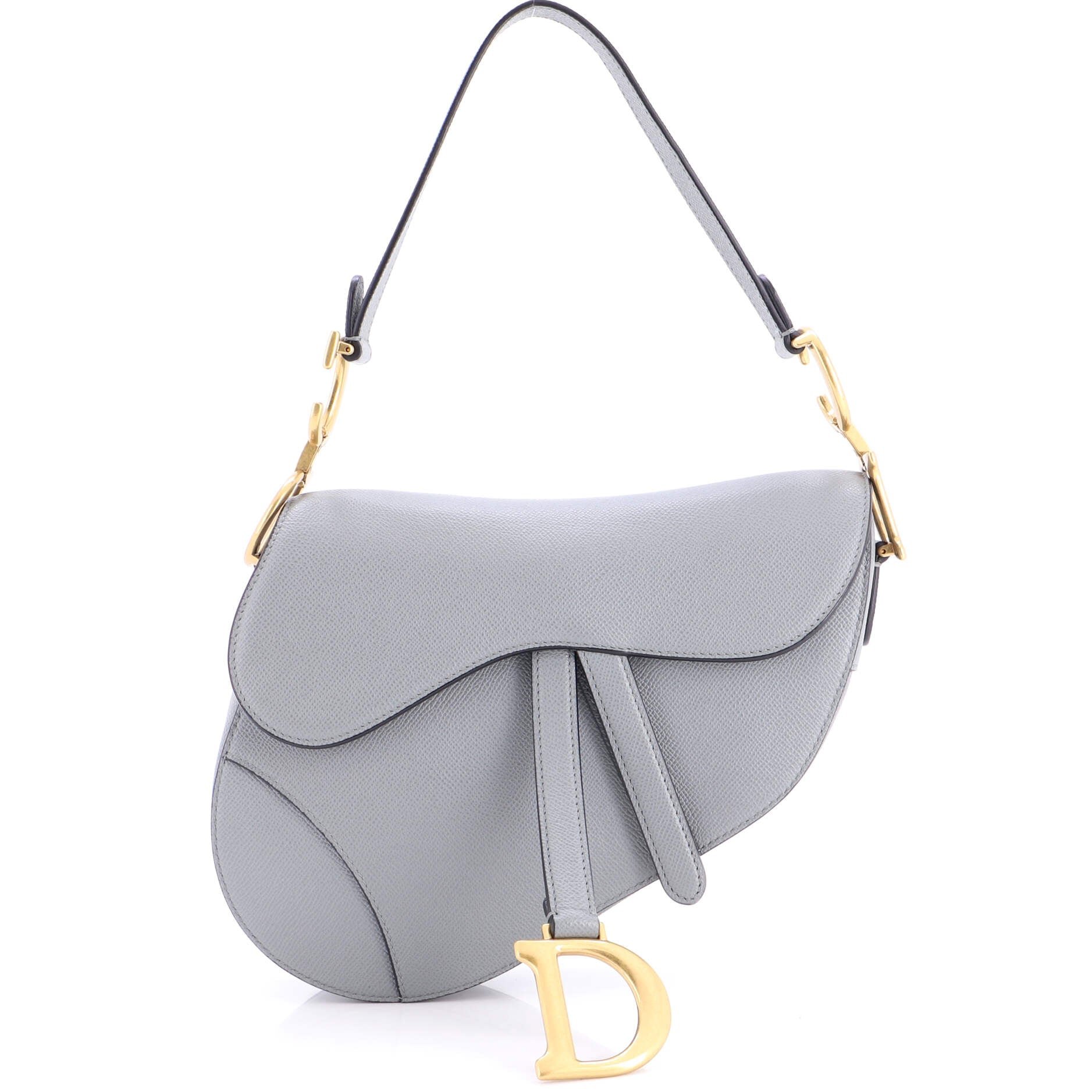 Saddle Handbag Leather Medium
