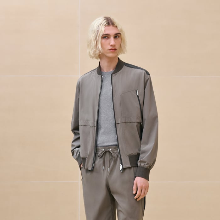 Tourbe Sport Capsule Rib-trim Jacket