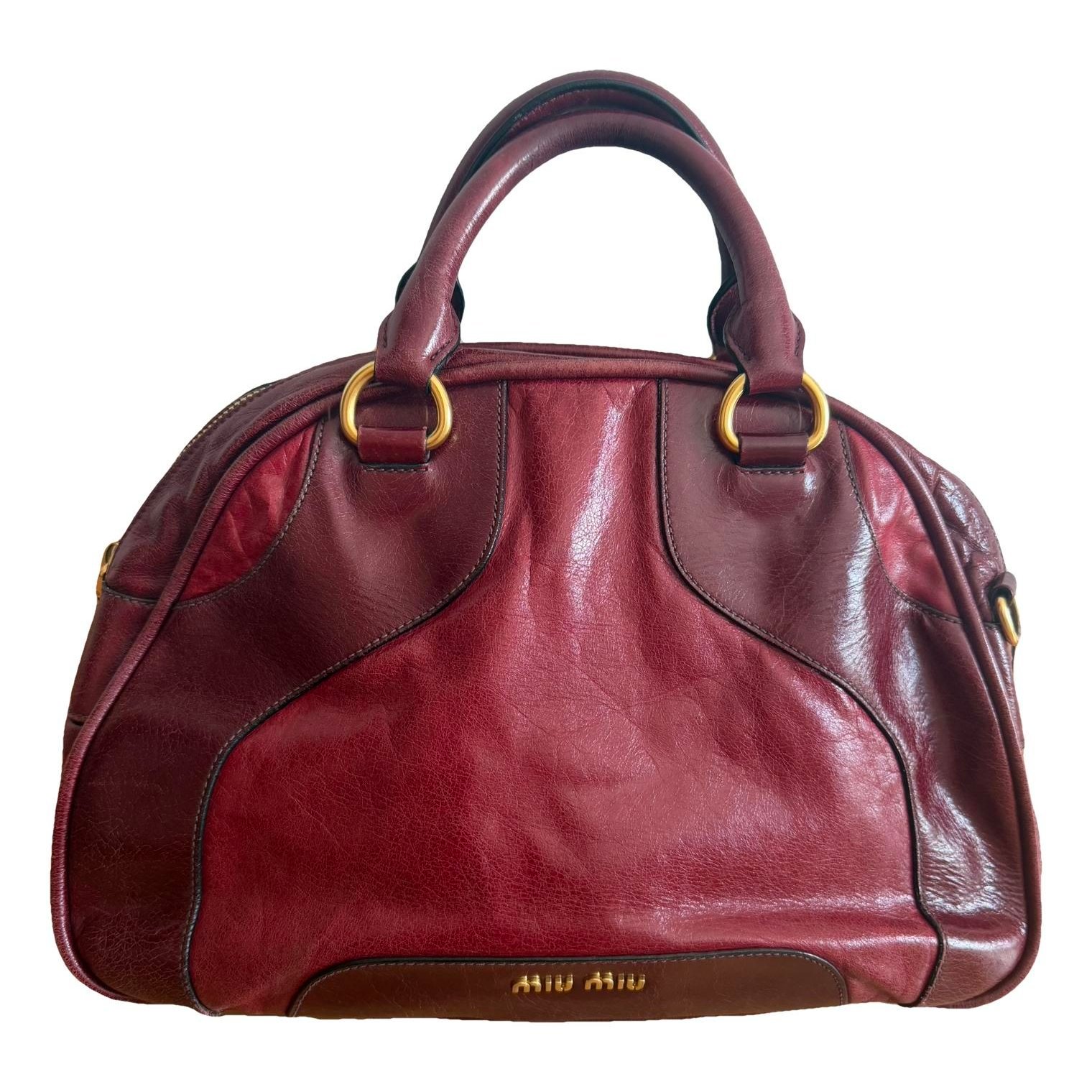 Leather handbag