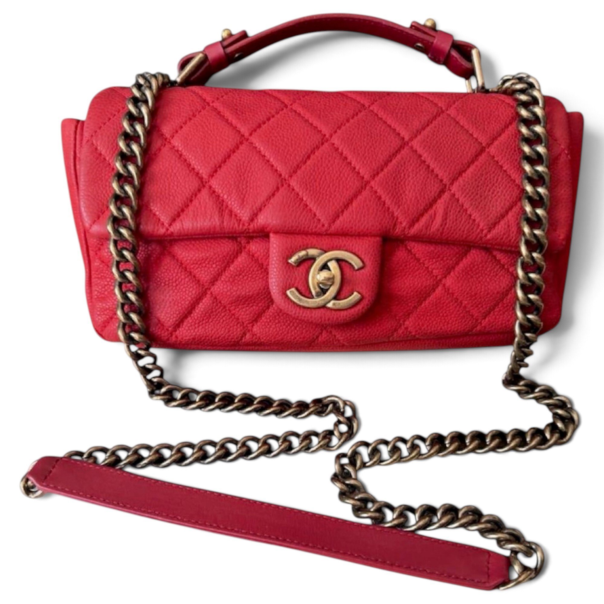 Leather handbag