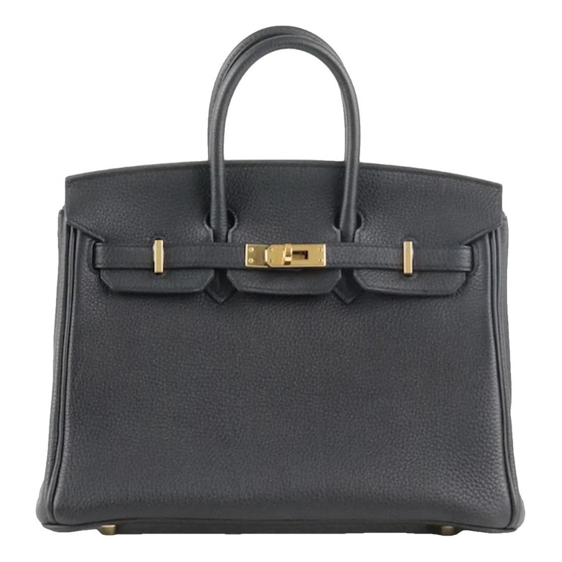 Birkin 25 leather handbag
