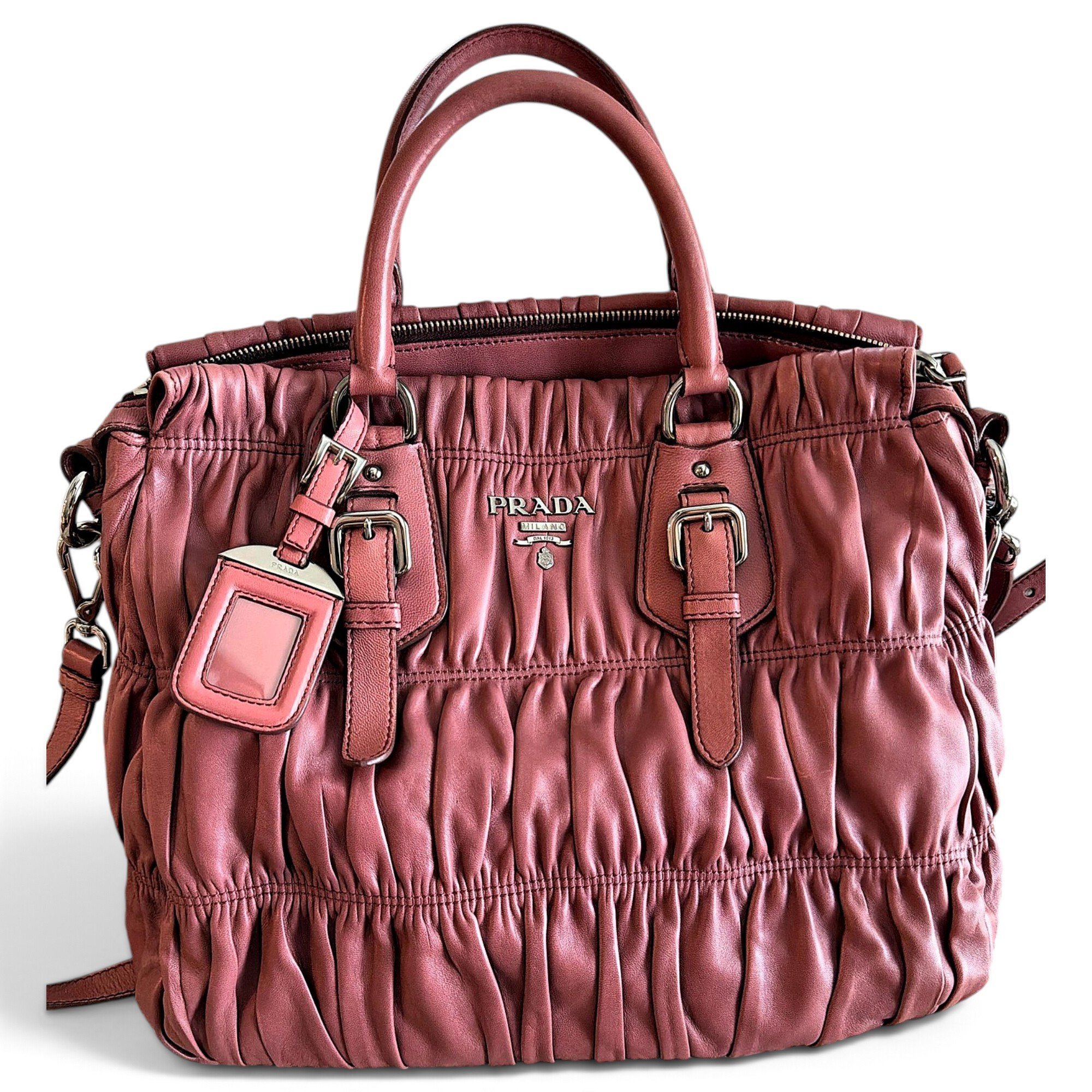 Leather satchel