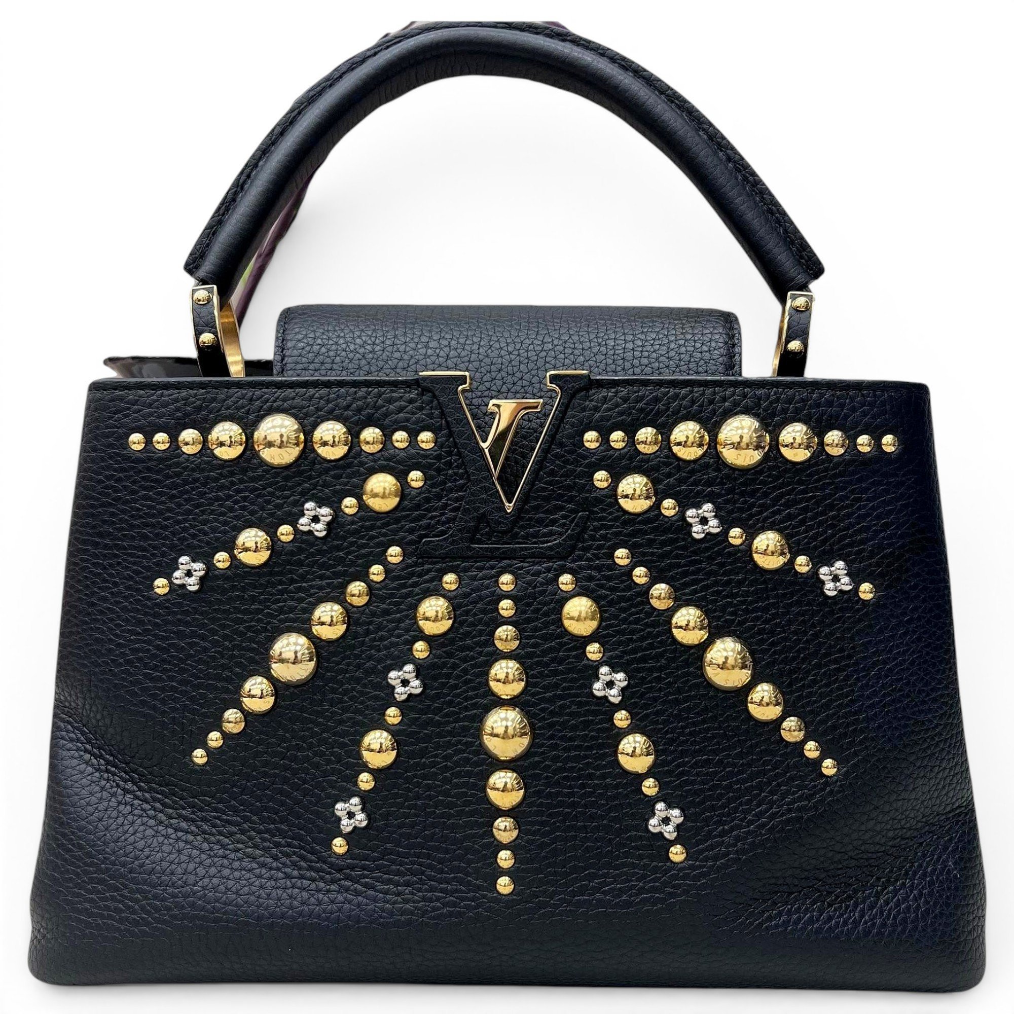 Capucines leather handbag