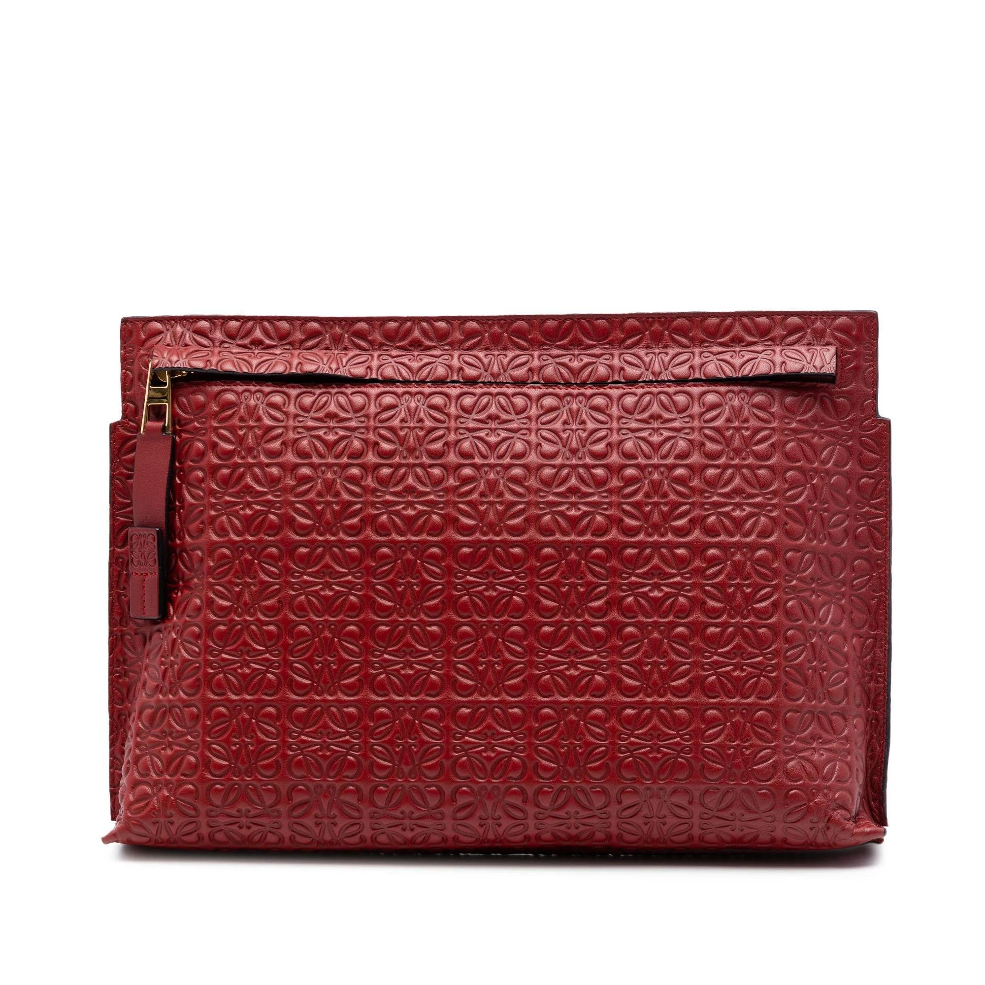 Anagram leather handbag