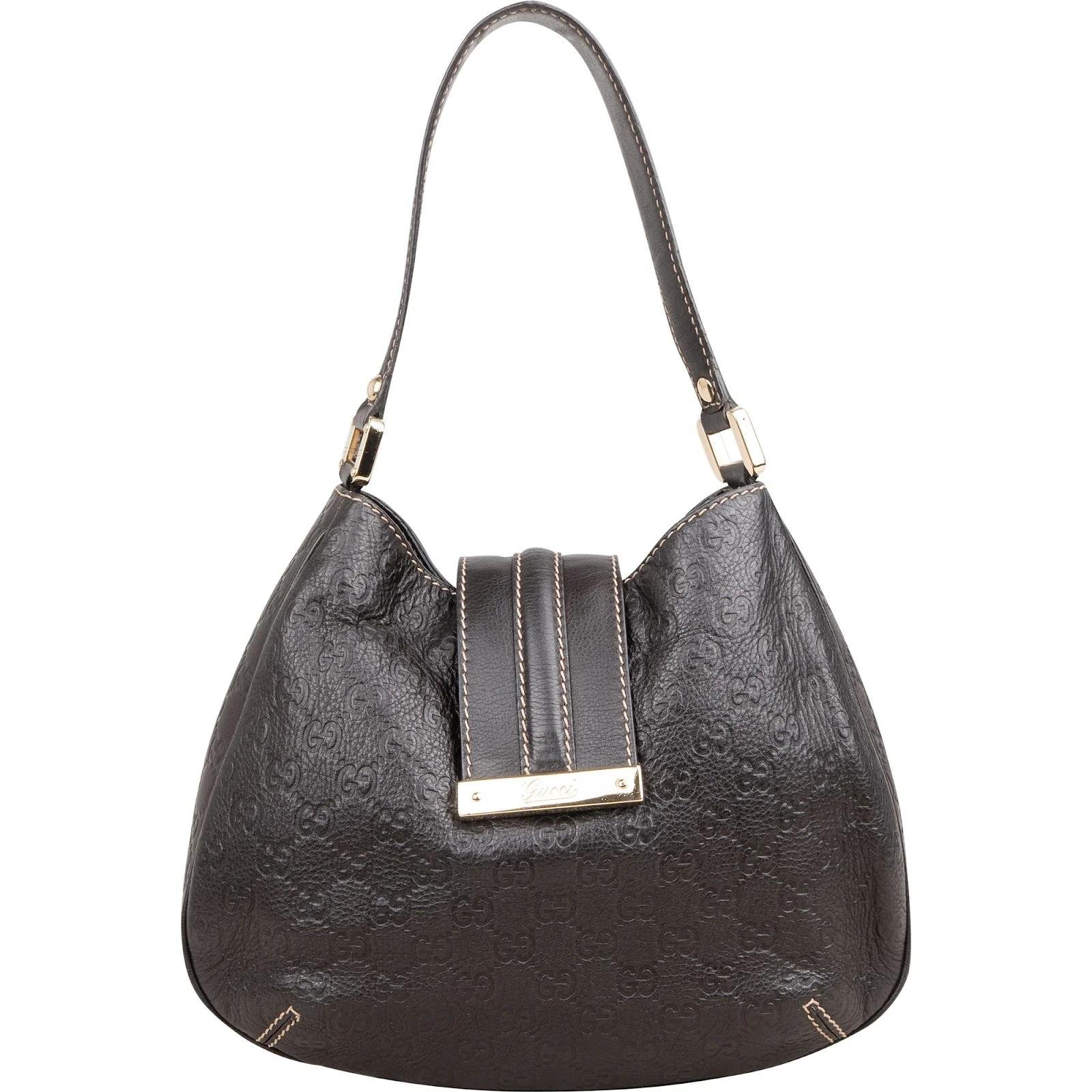 Hobo leather handbag