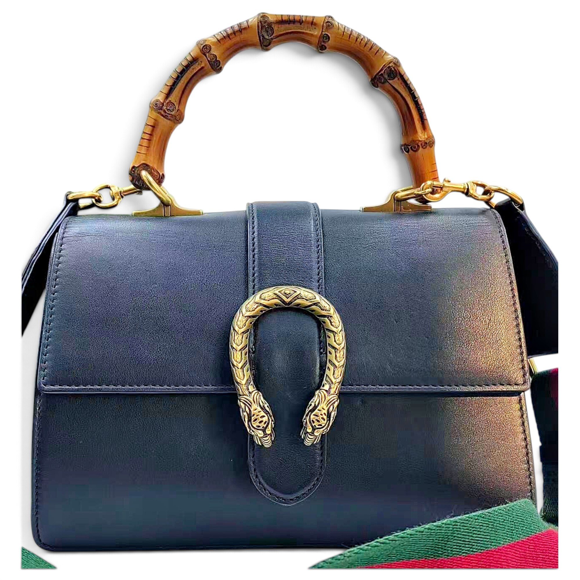 Dionysus Bamboo leather handbag